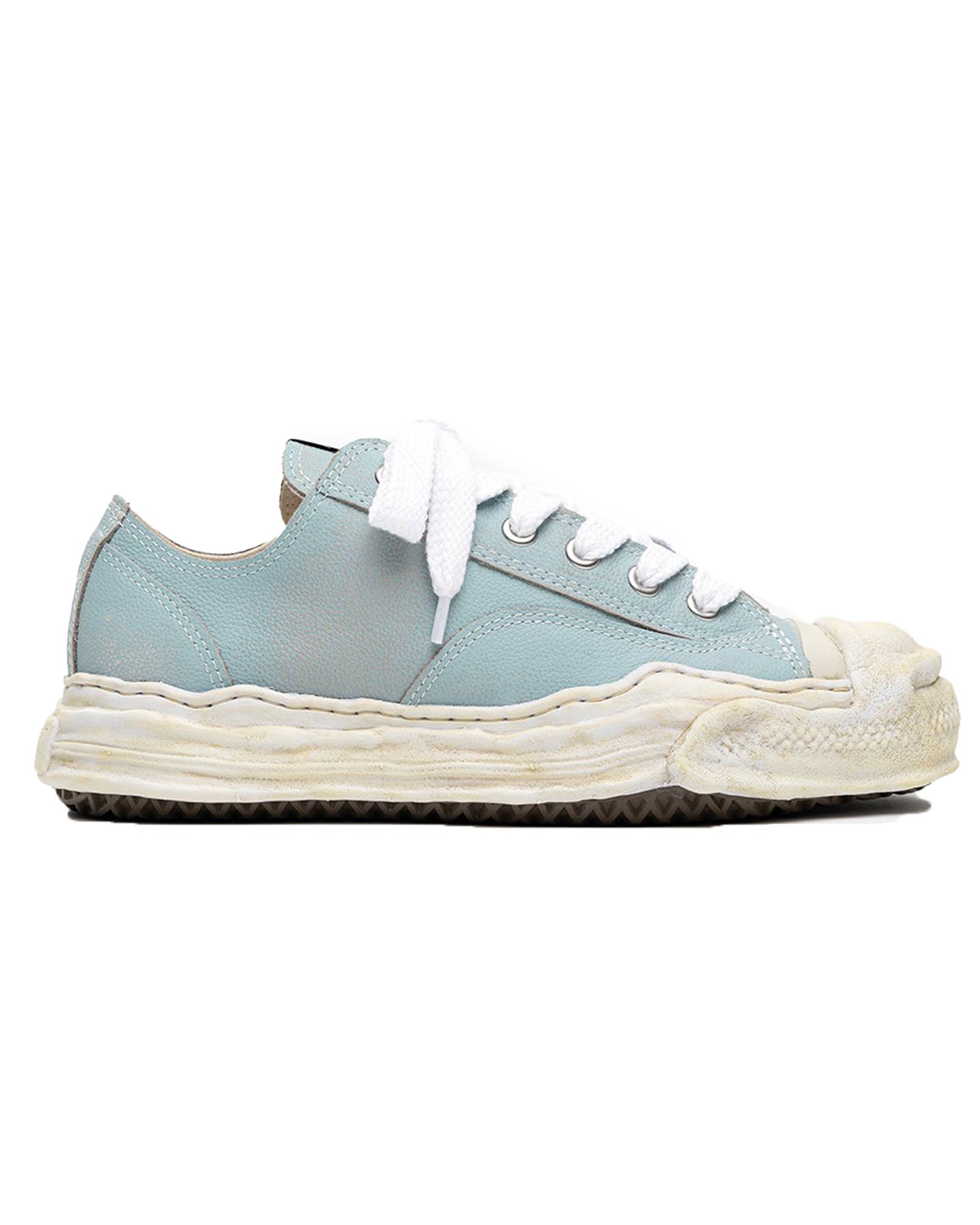 HANK SHRINK LEATHER LOW / BLUE