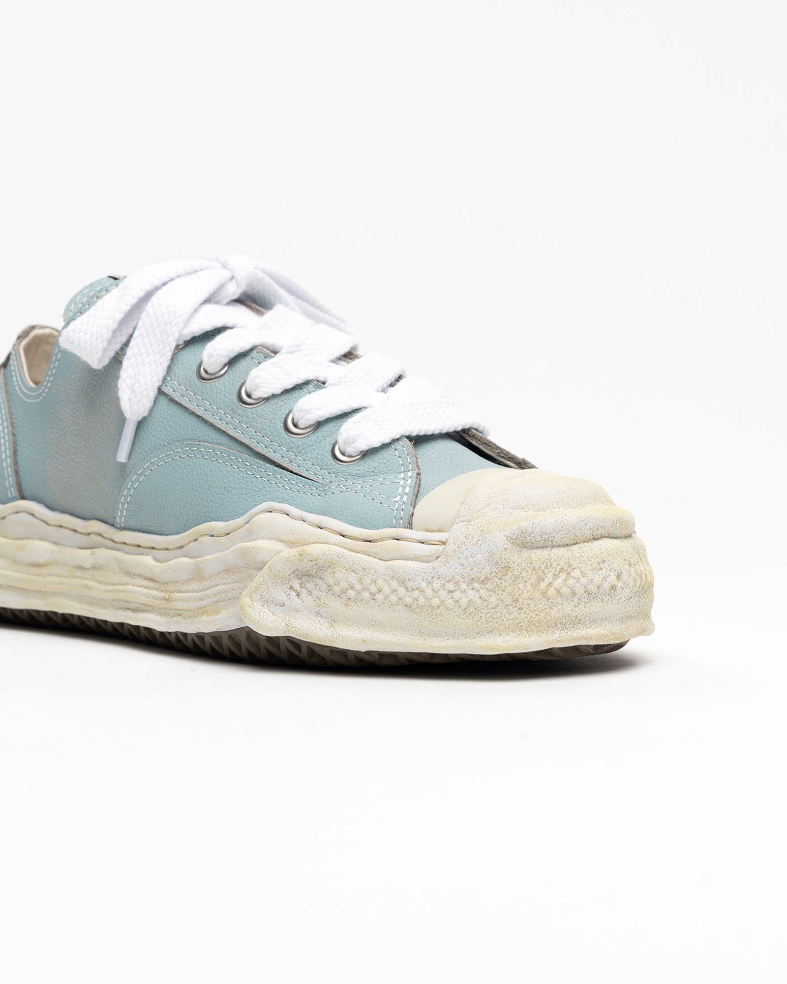 MIHARA YASUHIRO・ミハラヤスヒロ - ローカットスニーカー HANK SHRINK LEATHER LOW / BLUE