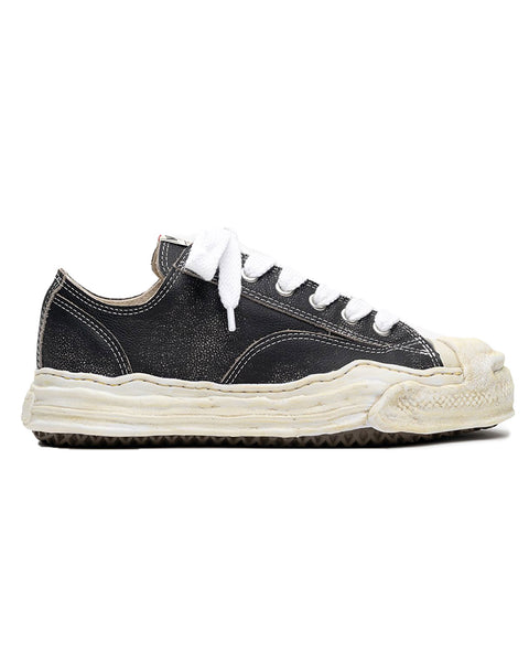 MIHARA YASUHIRO(ミハラヤスヒロ) HANK SHRINK LEATHER LOW / BLACK