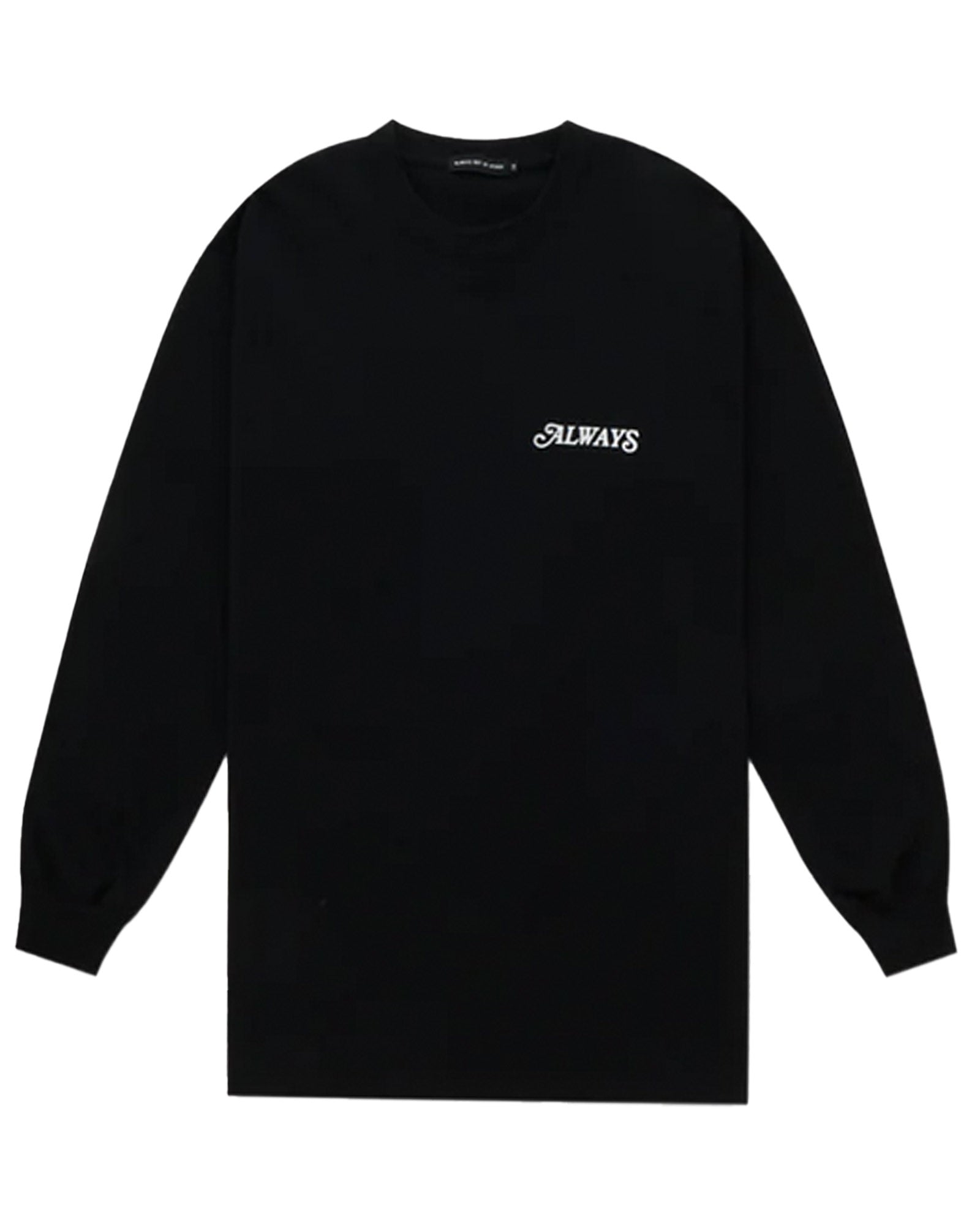 ALWAYS OUT OF STOCK・always out Of stock -  ALWAYS LOGO SUPIMA L/S TEE / BLACK