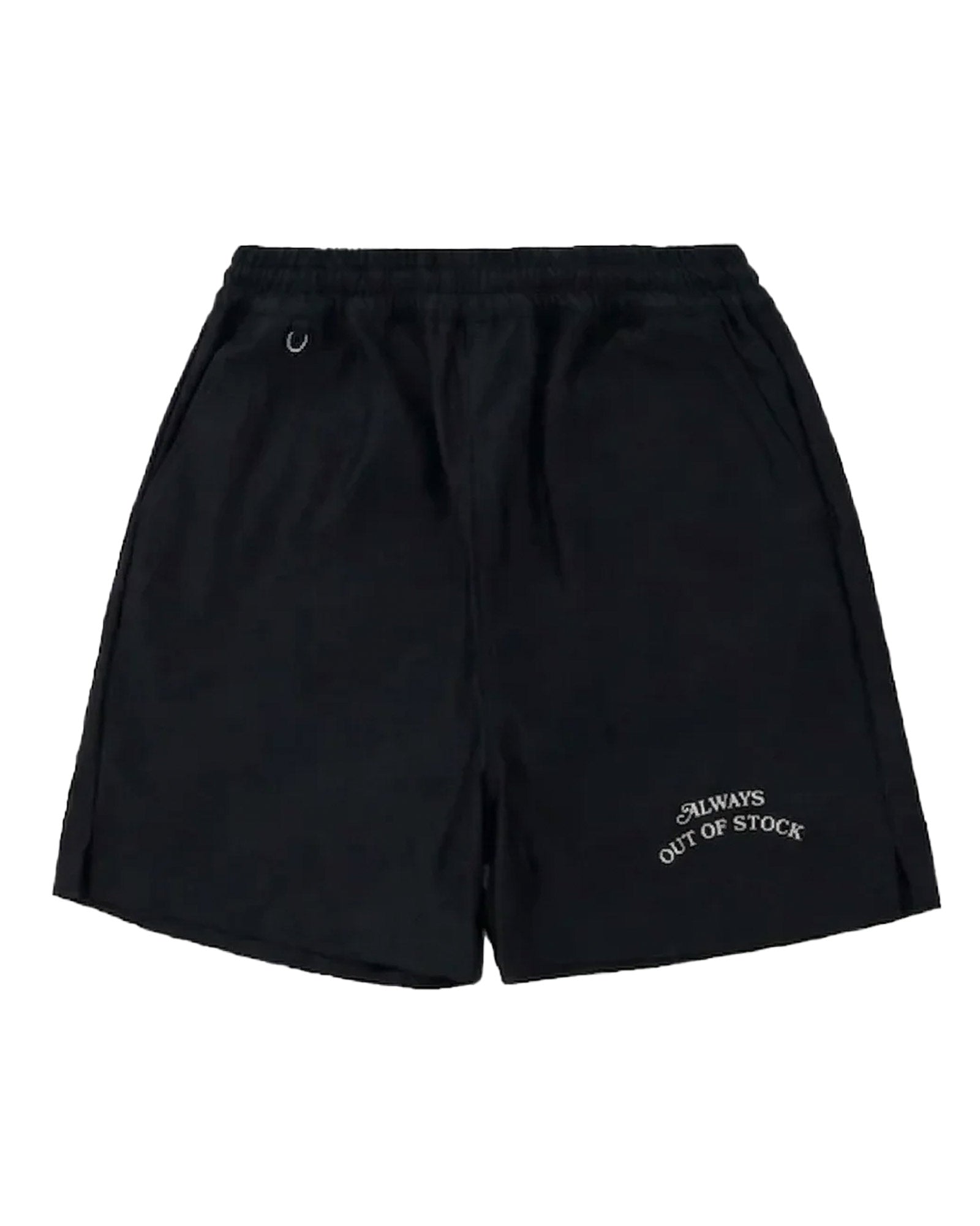 ALWAYS OUT OF STOCK・オールウェイズ アウト オブ ストック - ハーフ・ショートパンツ BASIC LOGO HALF BASKETBALL SHORT / BLACK