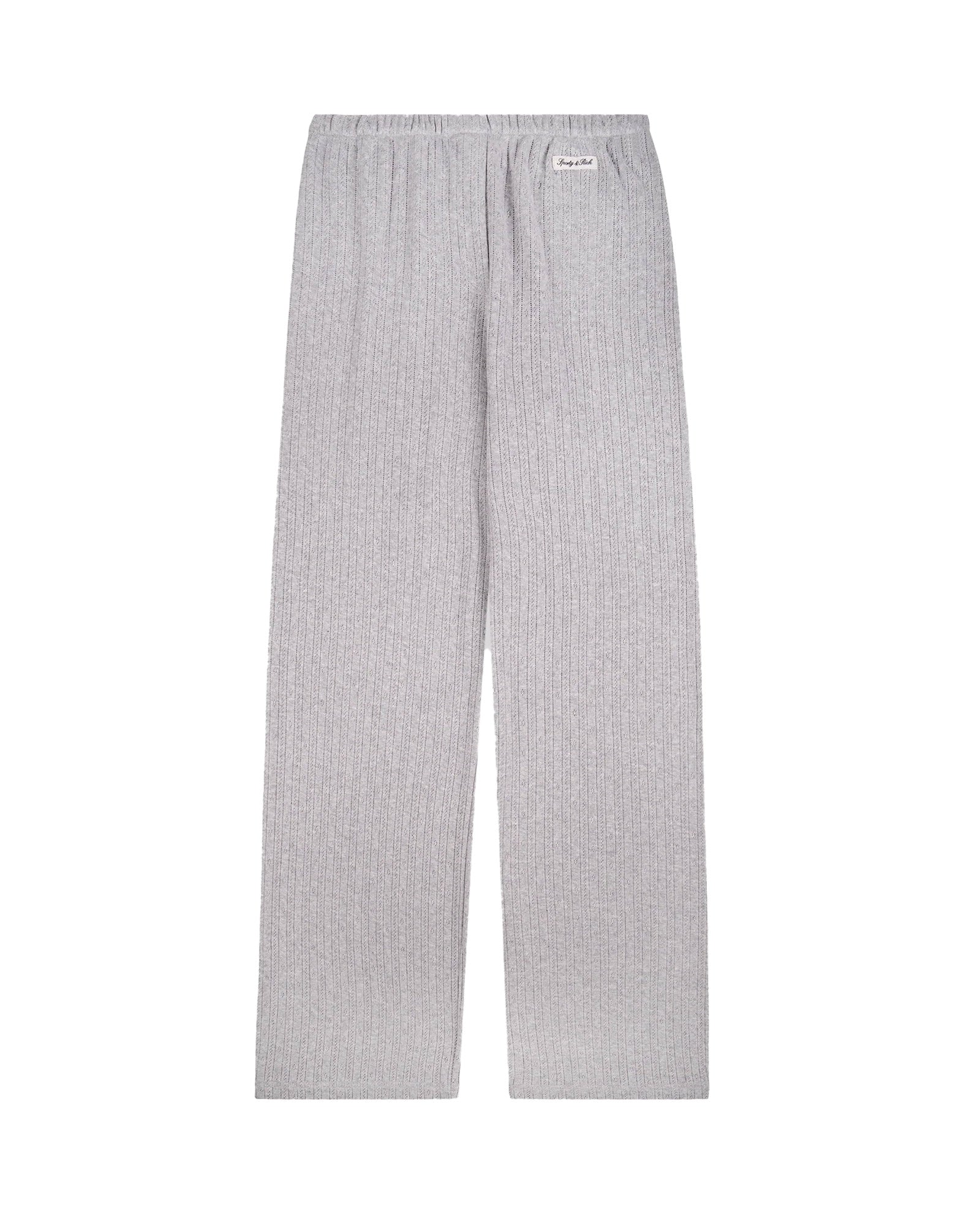 SPORTY&RICH・スポーティーアンドリッチ - スウェットパンツ SIGNATURE LOGO POINTELLE TROUSERS
/ HEATHER GRAY BLACK