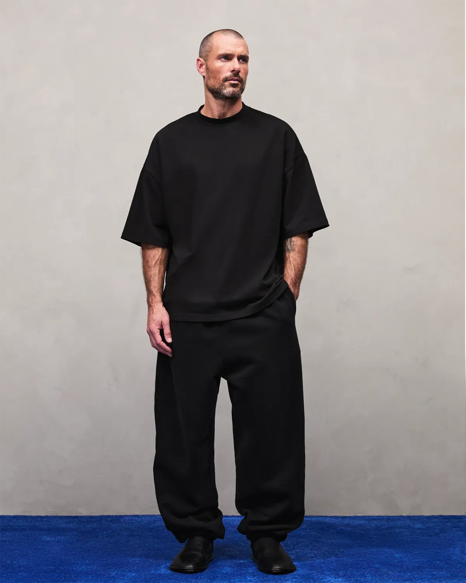 Entire studios・エンタイアスタジオ - Tシャツ・カットソー HEAVY BOXY TEE / BLACK