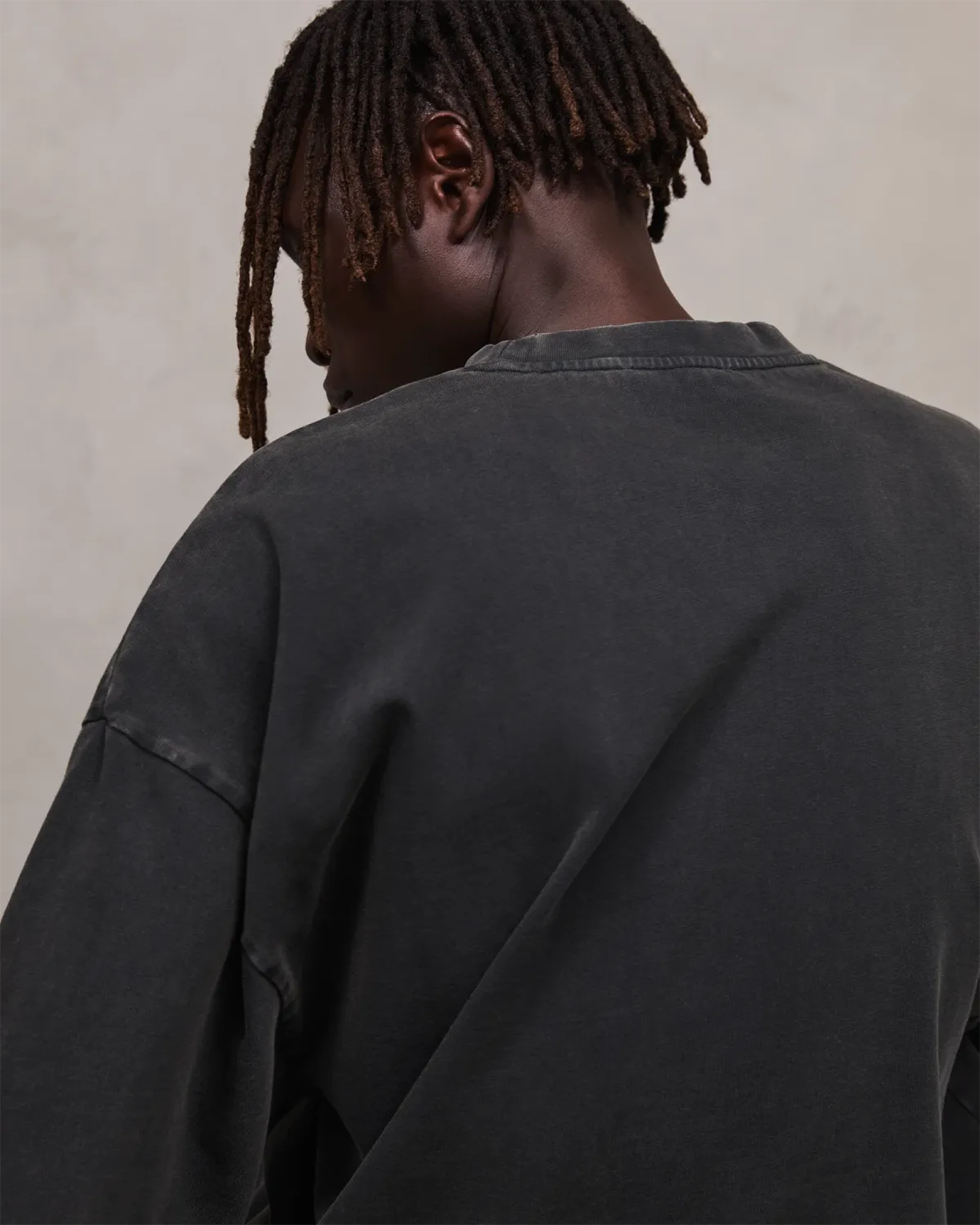 Entire studios・エンタイアスタジオ - Tシャツ・カットソー HEAVY BOXY TEE / WASHED BLACK