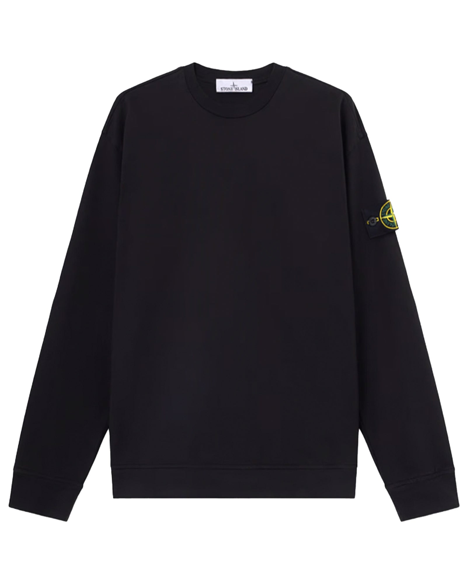 HEAVY COTTON JERSEY SWEATSHIRT / BLACK