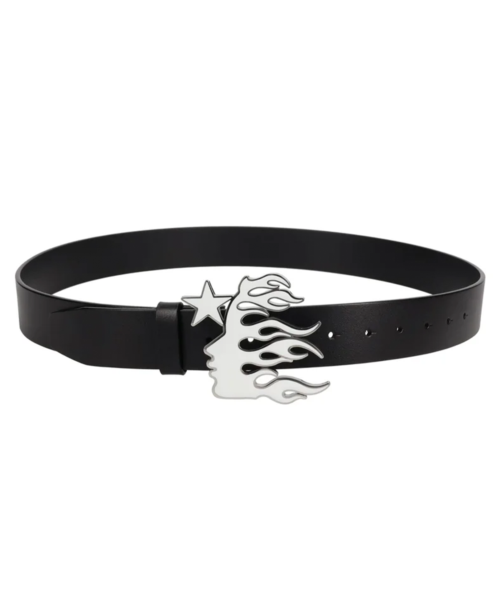 HELLSTAR・ヘルスター - ベルト HELLSTAR "FLAME GIRL" LOGO BELT / BLACK
