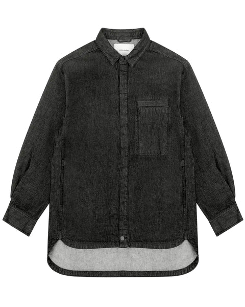 Entire studios (エンタイアスタジオ) HERCULEAN SHIRT RAW / BLACK