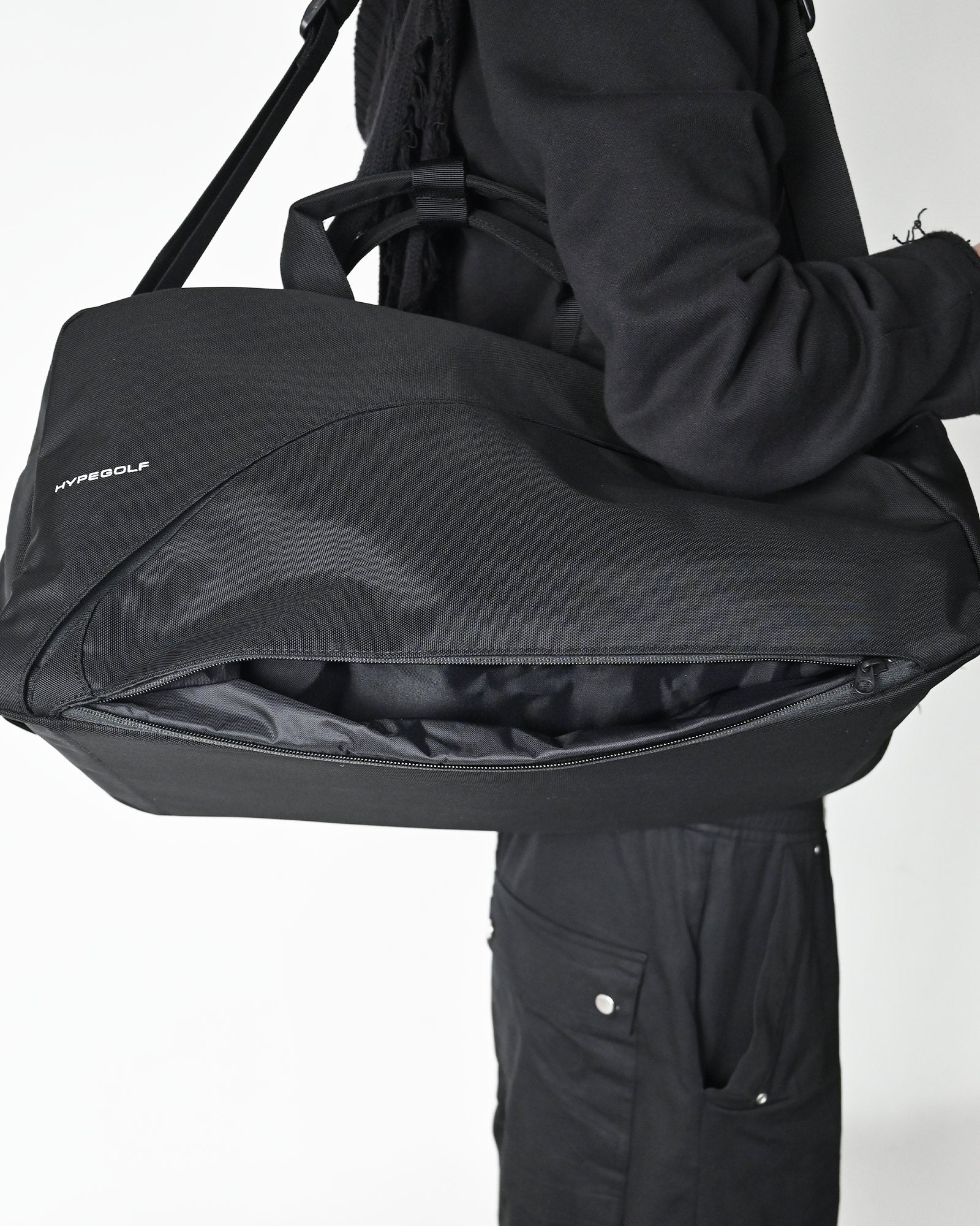 HYPEGOLF・ハイプゴルフ - ボストンバッグ DUFFLE BAG / BLACK