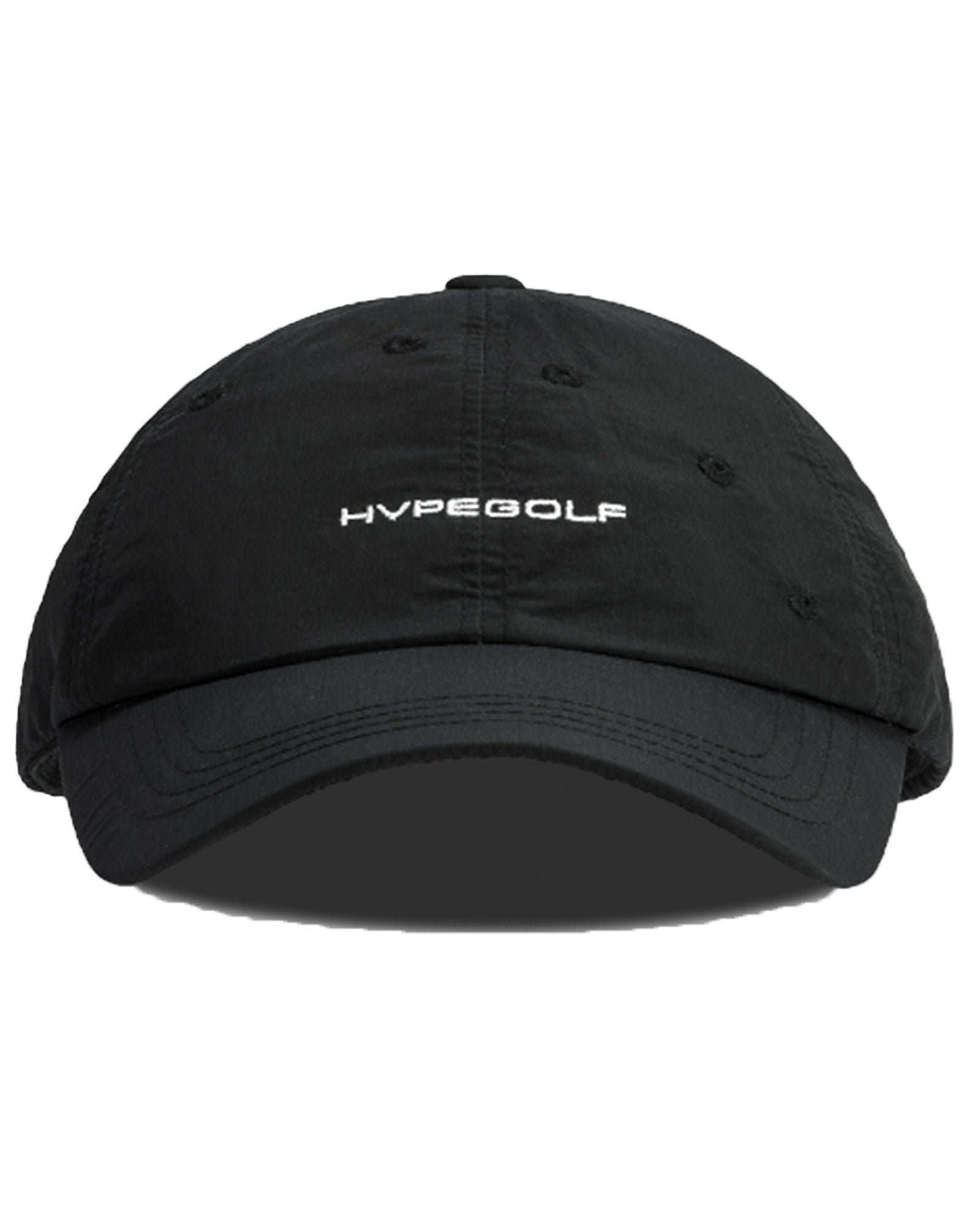 HYPEGOLF・ハイプゴルフ - キャップ PERFORATED NYLON CAP / BLACK