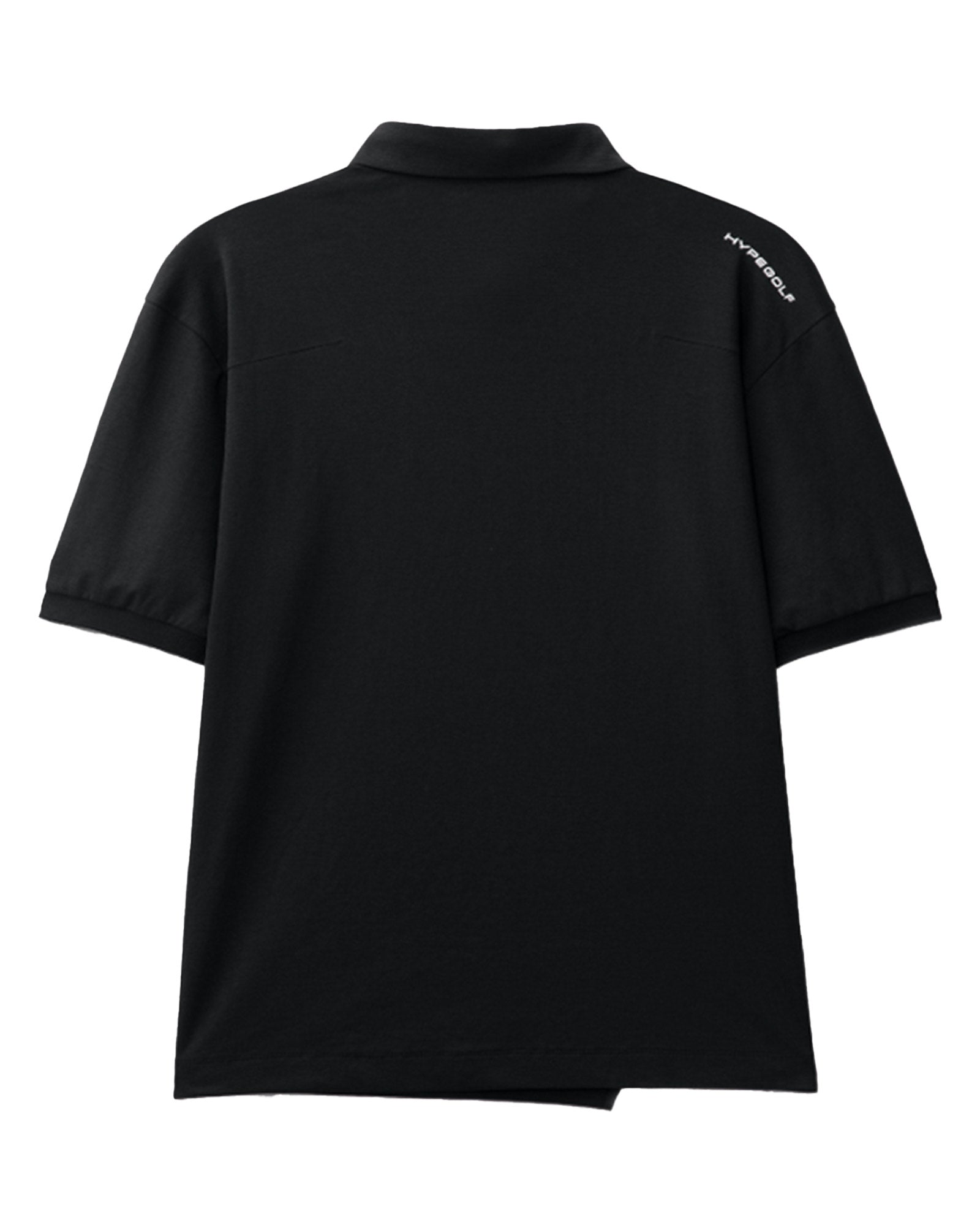 HYPEGOLF・ハイプゴルフ - トップス HALF ZIP-UP POLO T-SHIRTS / BLACK