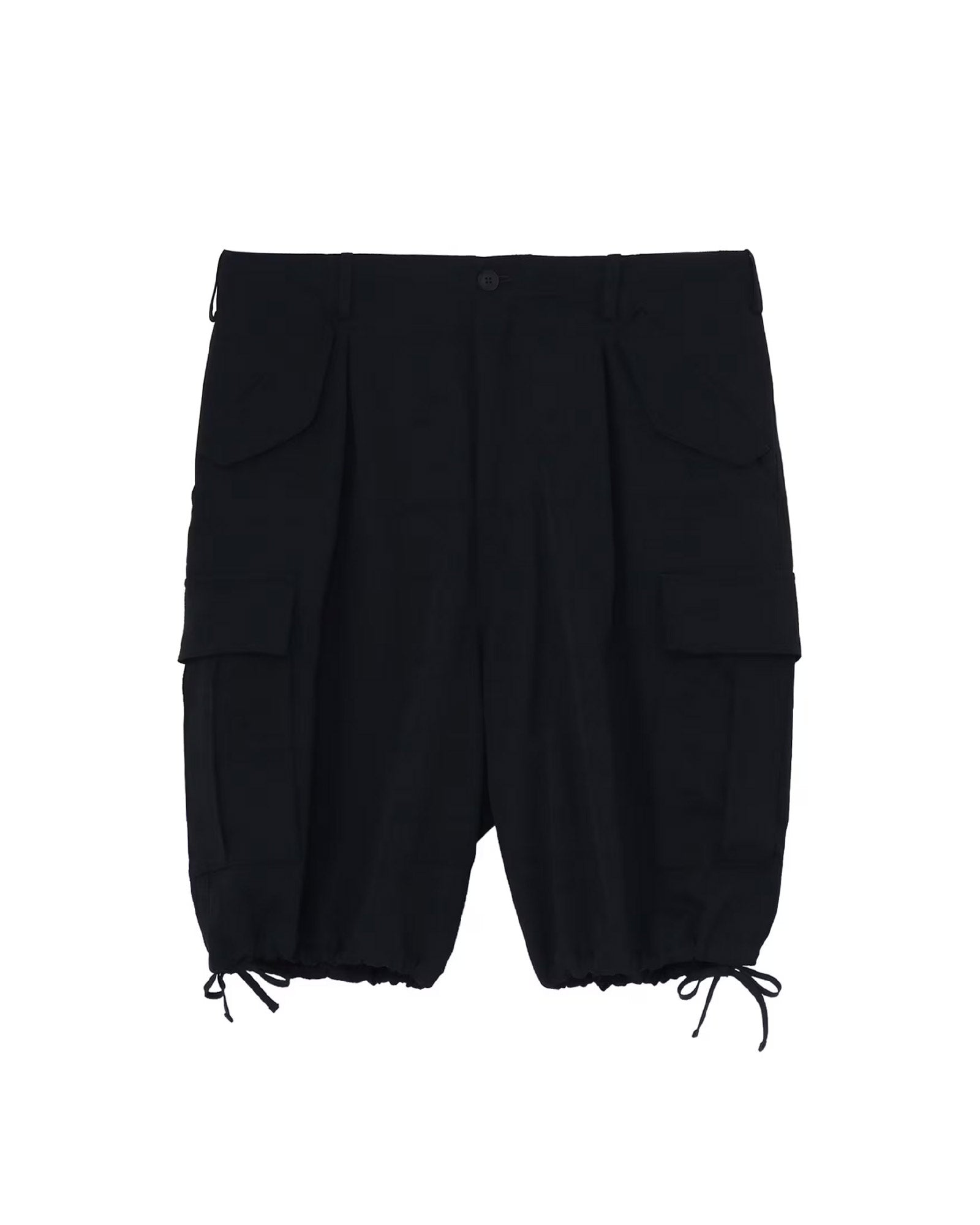 Yohji Yamamoto・ヨウジ ヤマモト - ハーフ・ショートパンツ WOOL GABARDINE SIDE POCKET SHORT PANTS