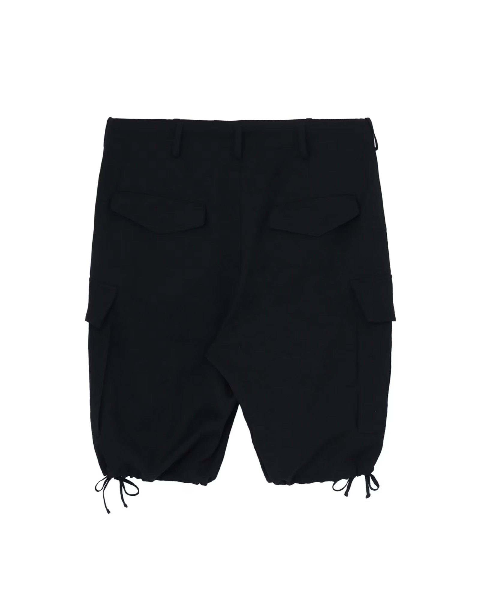 Yohji Yamamoto・ヨウジ ヤマモト - ハーフ・ショートパンツ WOOL GABARDINE SIDE POCKET SHORT PANTS