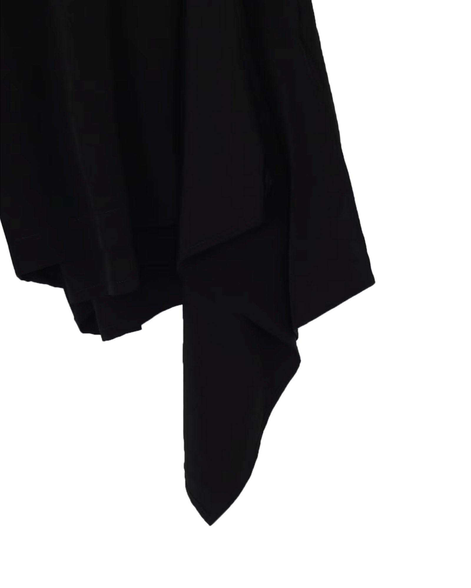 Yohji Yamamoto・ヨウジ ヤマモト - ハーフ・ショートパンツ TA TUXEDO DRAPE PANEL ATTACHED SHORT PANTS
