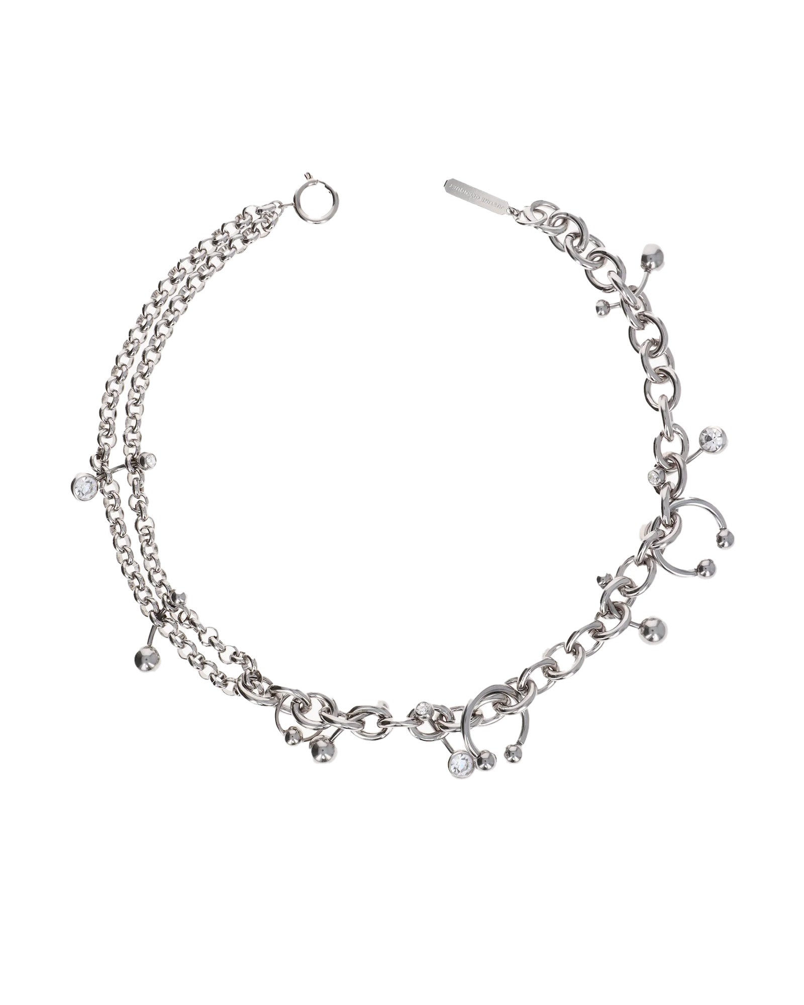HOLLY NECKLACE / PALLADIUM