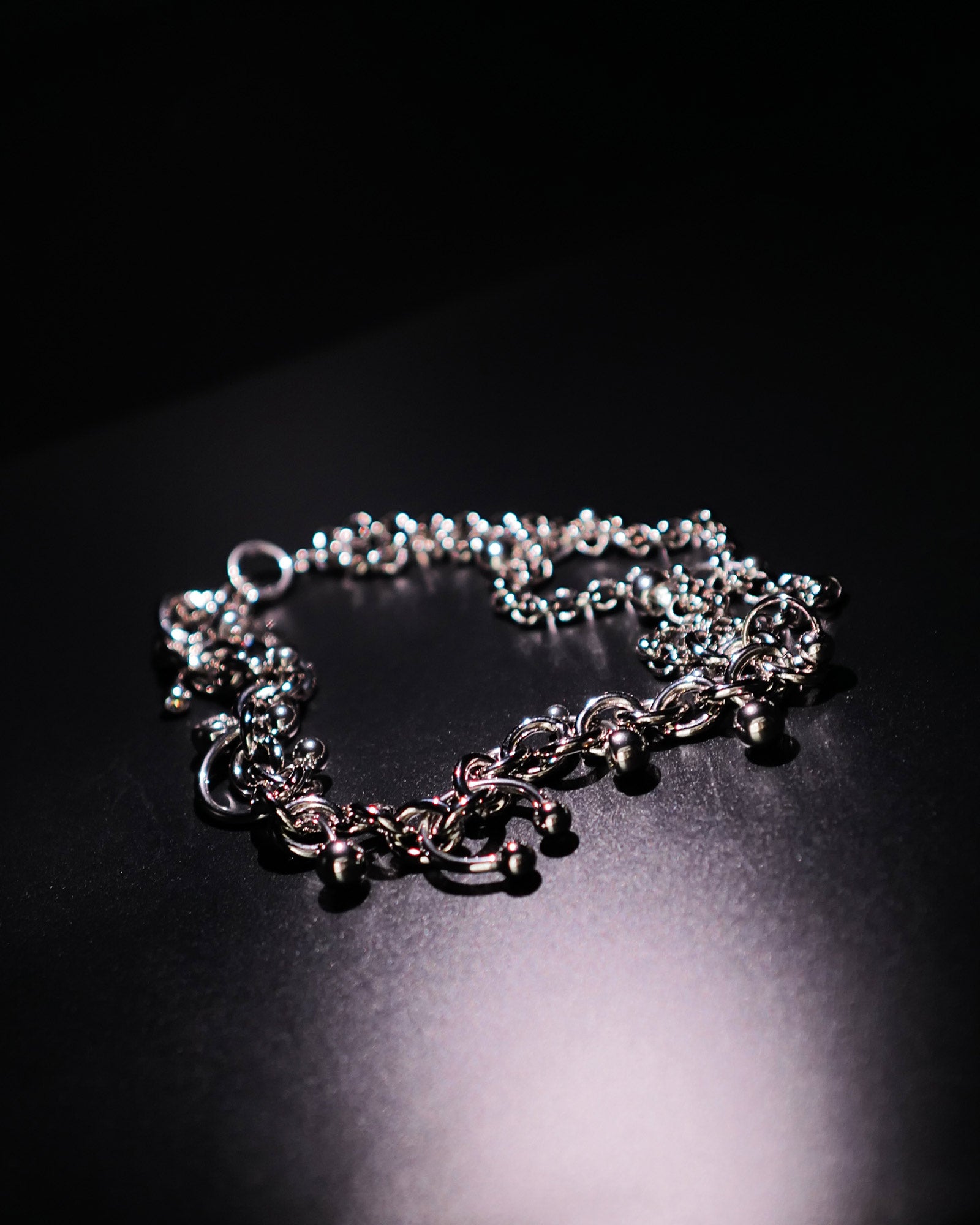 JUSTINE CLENQUET・ジュスティーヌ・クランケ - ネックレス HOLLY NECKLACE / PALLADIUM