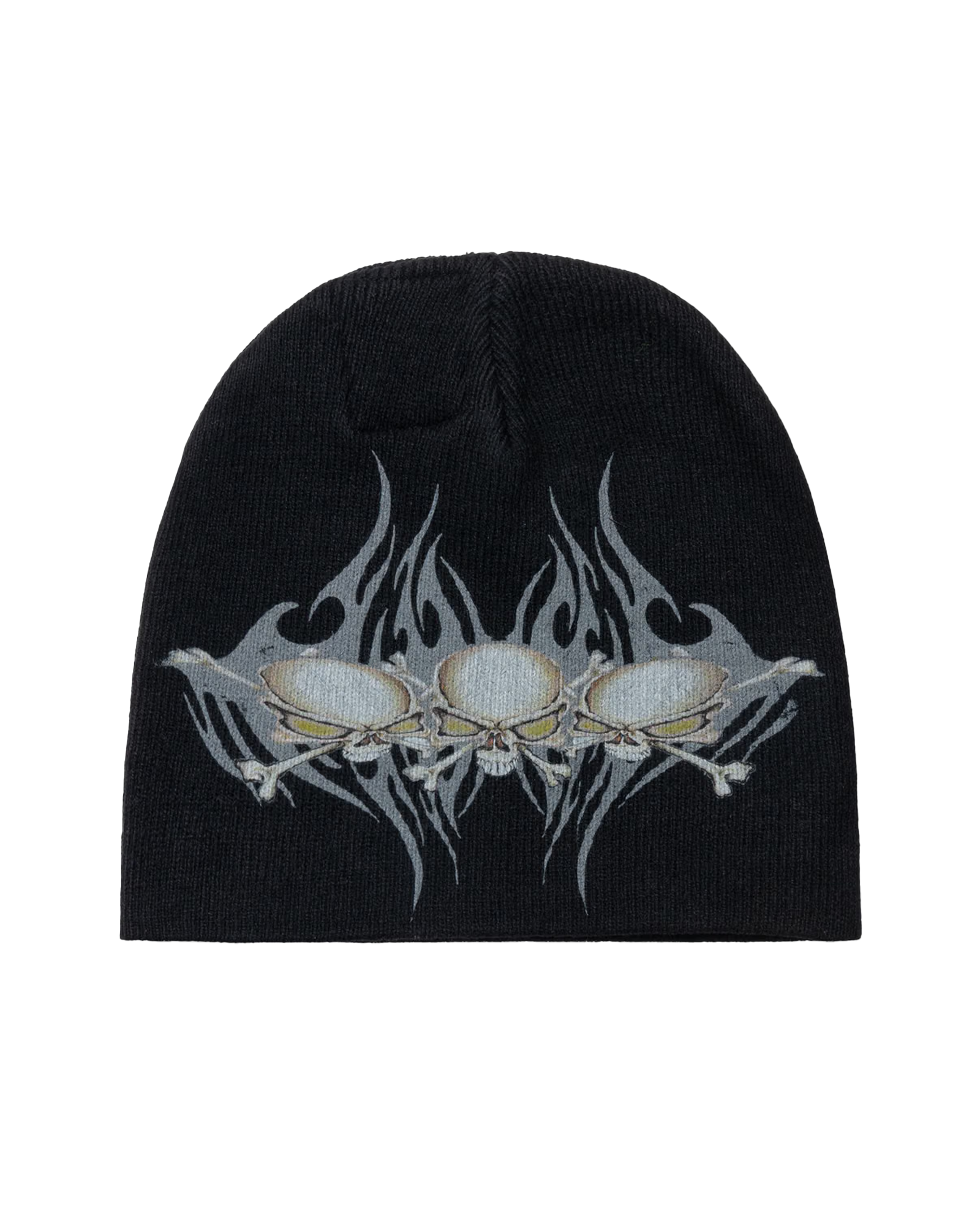 HELLSTAR・ヘルスター - ニットキャップ・ビーニー TRIBAL SKULLZ 2 BEANIE / BLACK