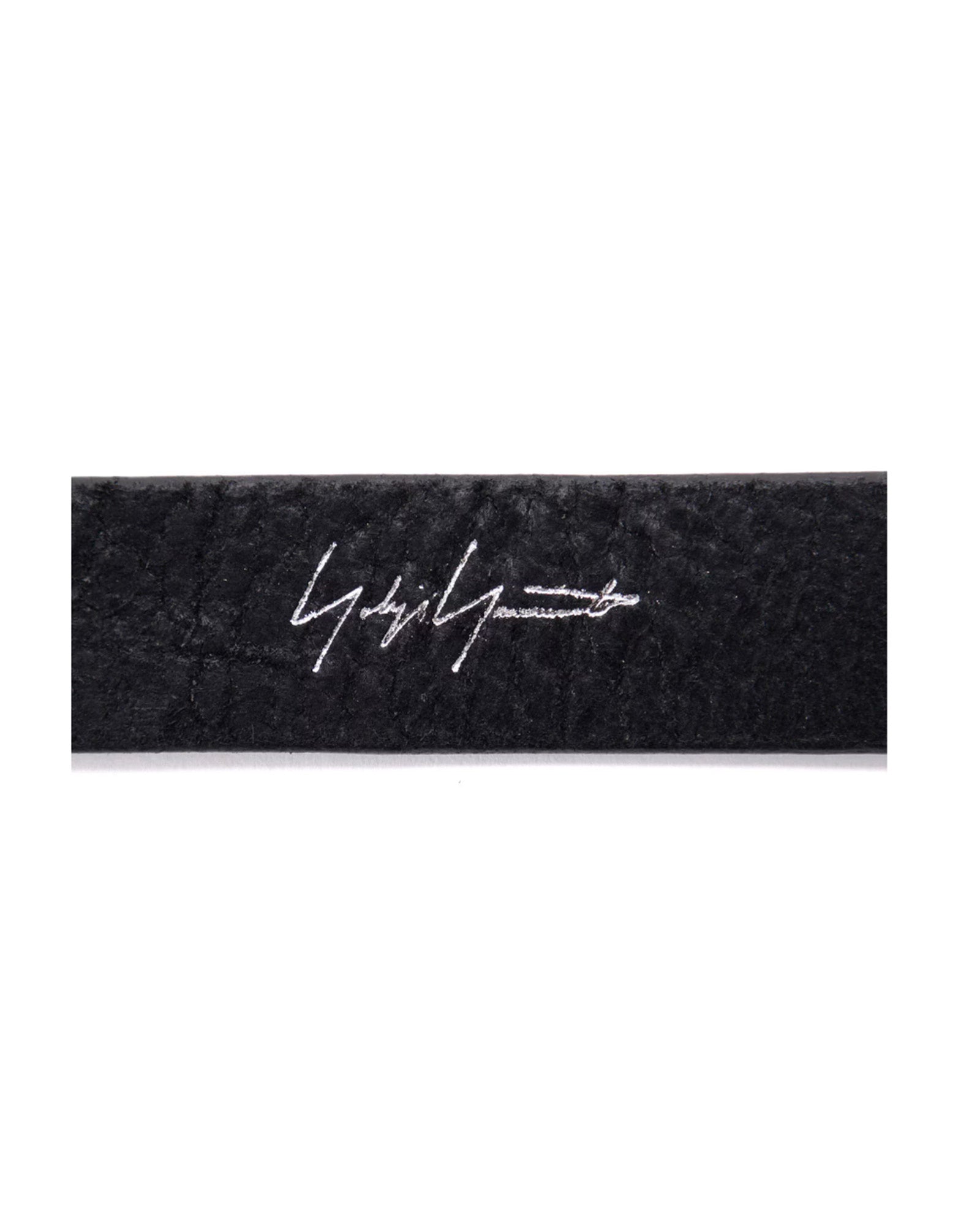 Yohji Yamamoto・ヨウジ ヤマモト - ベルト SOFT LEATHER 23MM FREE LONG BELT / BLACK