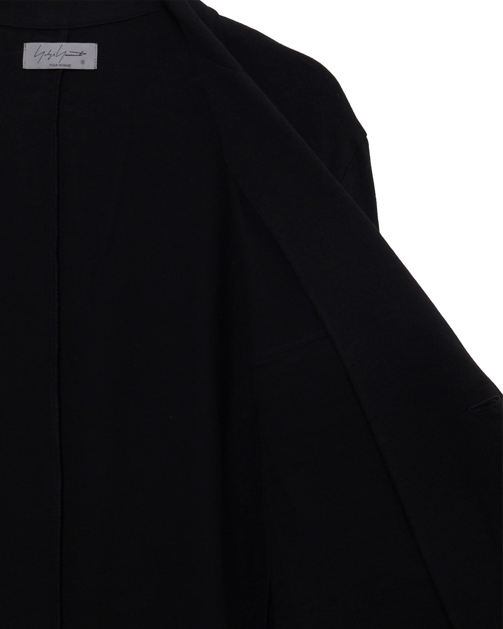 Yohji Yamamoto・ヨウジ ヤマモト - ジャケット 14.5 SINGLE JERSEY 3BUTTON JACKET / BLACK