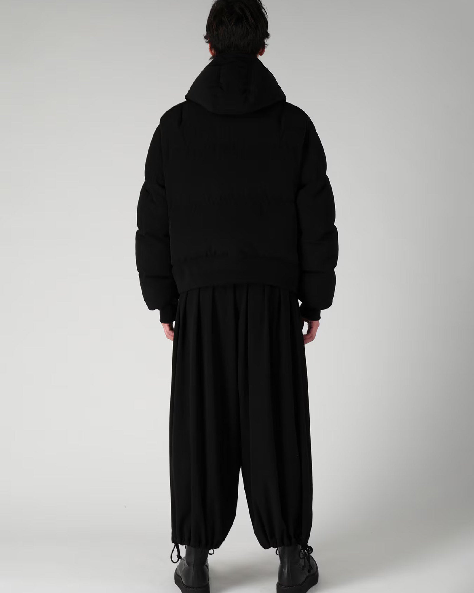Yohji Yamamoto・ヨウジ ヤマモト - ジャケット TA TUXEDO HOODIE DOWN JACKET / BLACK