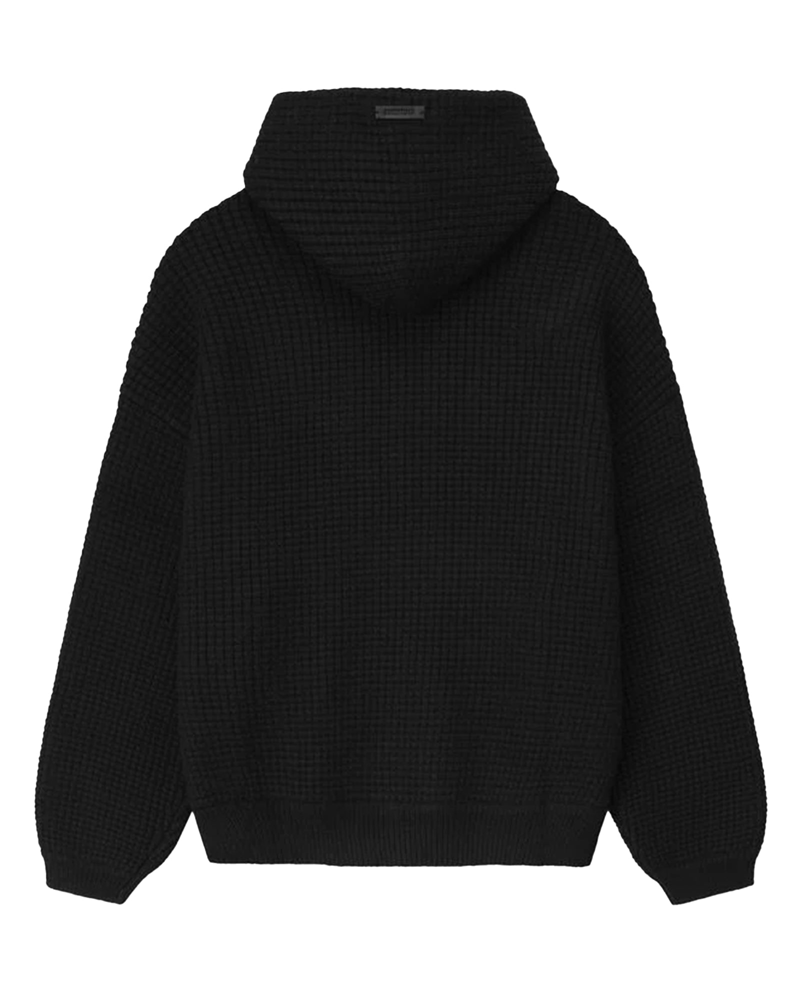 ESSENTIALS・エッセンシャルズ - パーカー・フーディ HEAVY WAFFLE 90'S HOODIE / BLACK