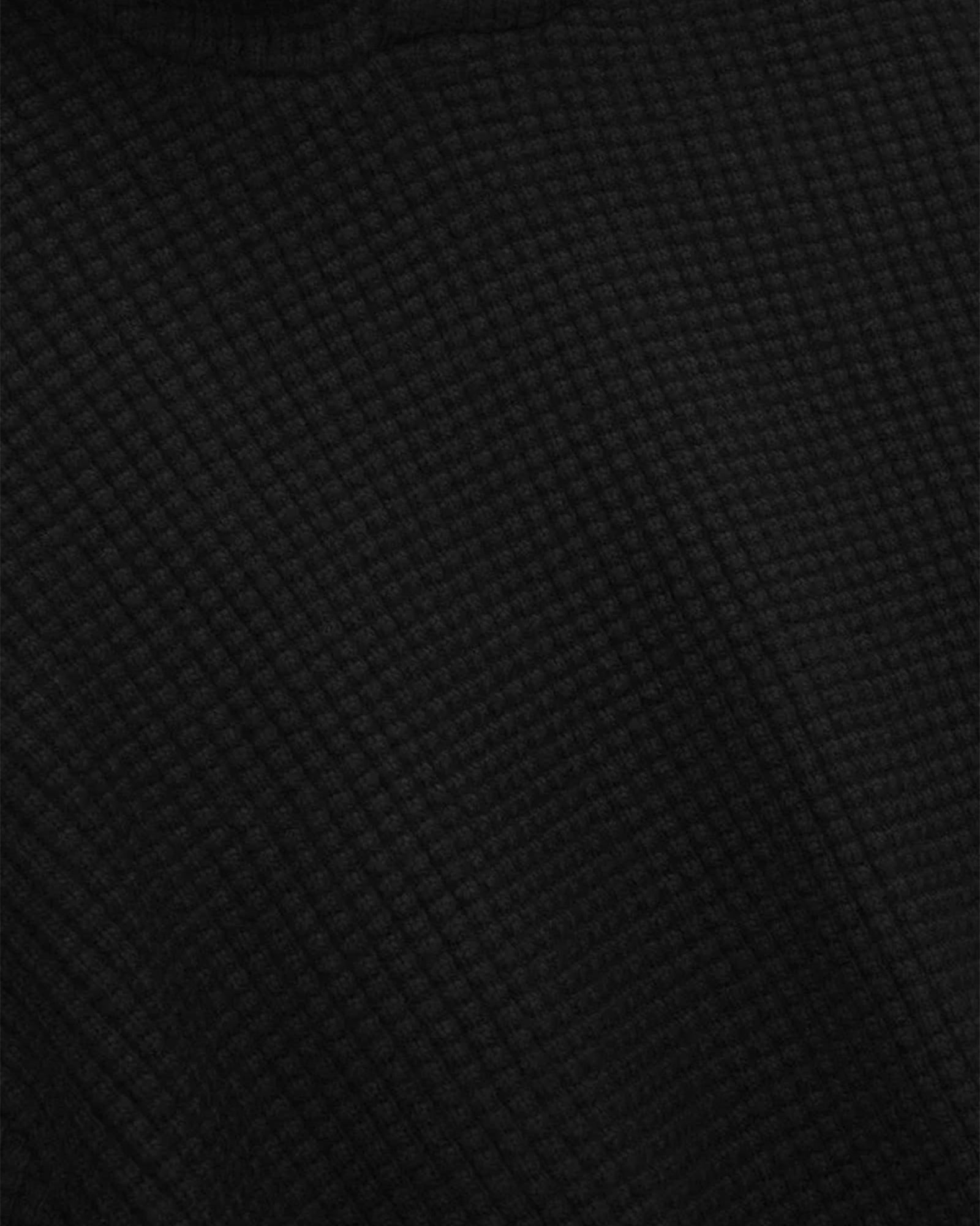 ESSENTIALS・エッセンシャルズ - パーカー・フーディ HEAVY WAFFLE 90'S HOODIE / BLACK