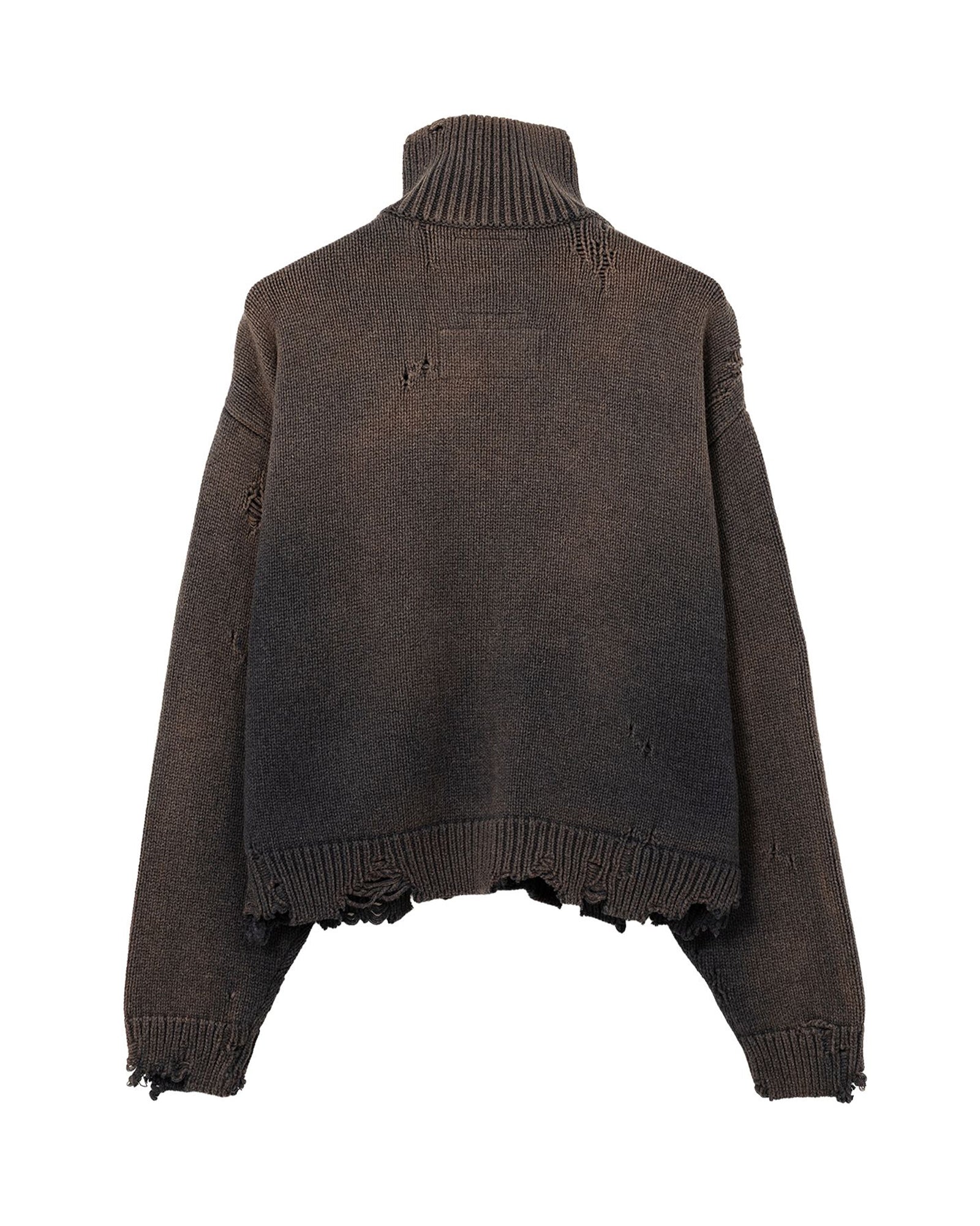 MIHARA YASUHIRO・ミハラヤスヒロ - ニット・セーター HOOSE JACQUARD KNIT CARDIGAN / BLACK