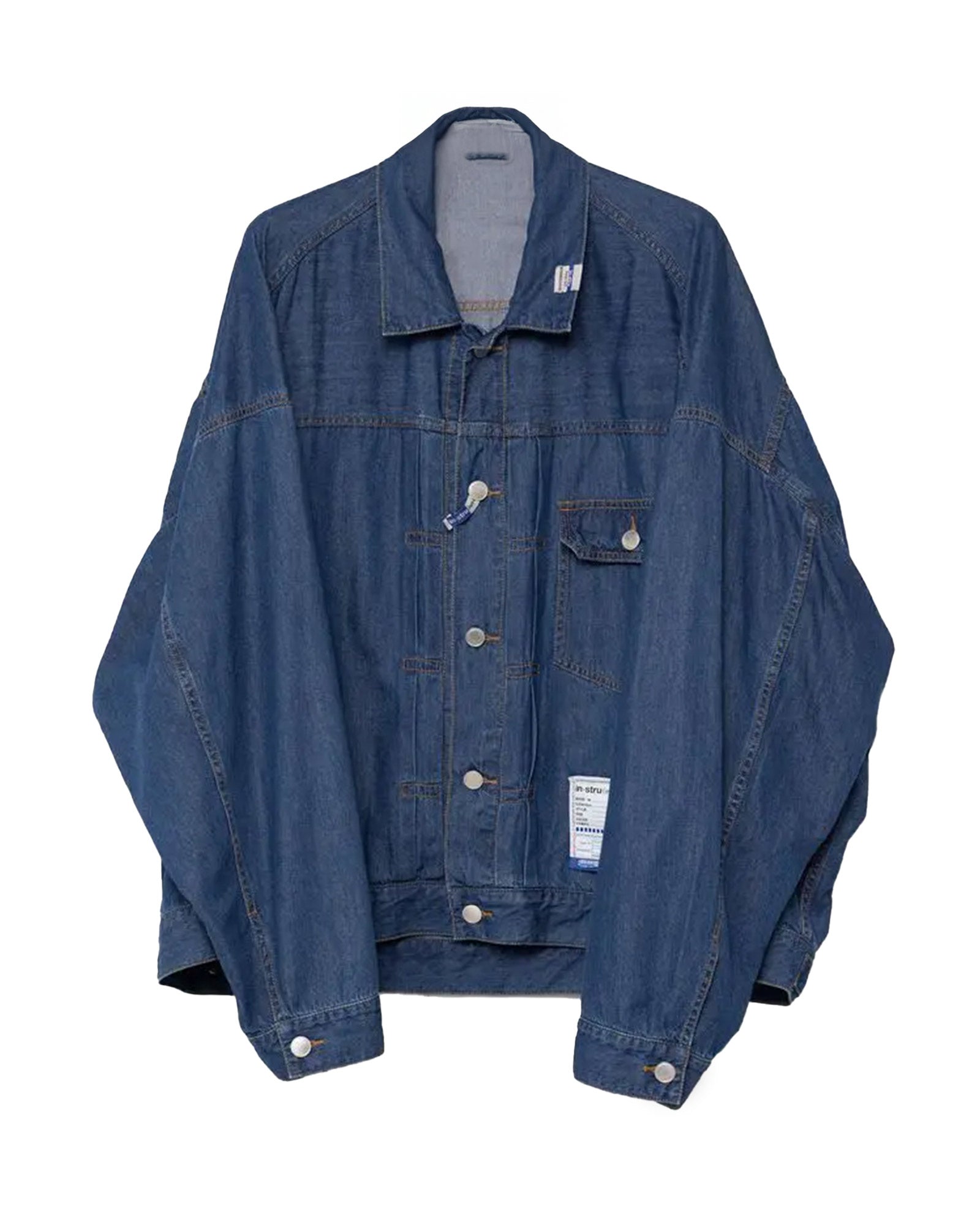 MIHARA YASUHIRO・ミハラヤスヒロ -  COTTON TENCEL DENIM JACKET / INDIGO