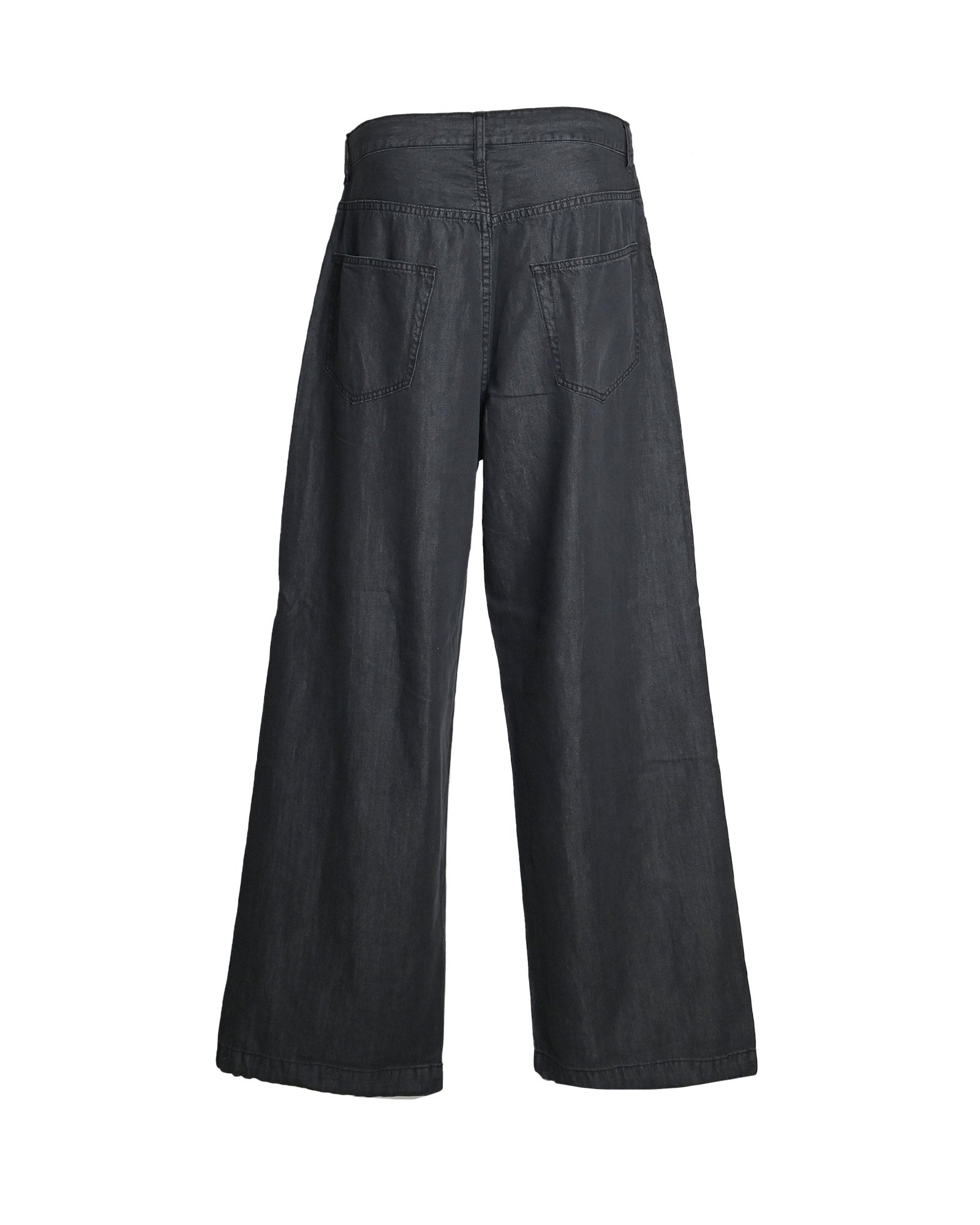 in・stru(men-tal).・イン・ストゥルメンタル - その他パンツ COTTON TENCEL DENIM BAGGY PANTS / BLACK