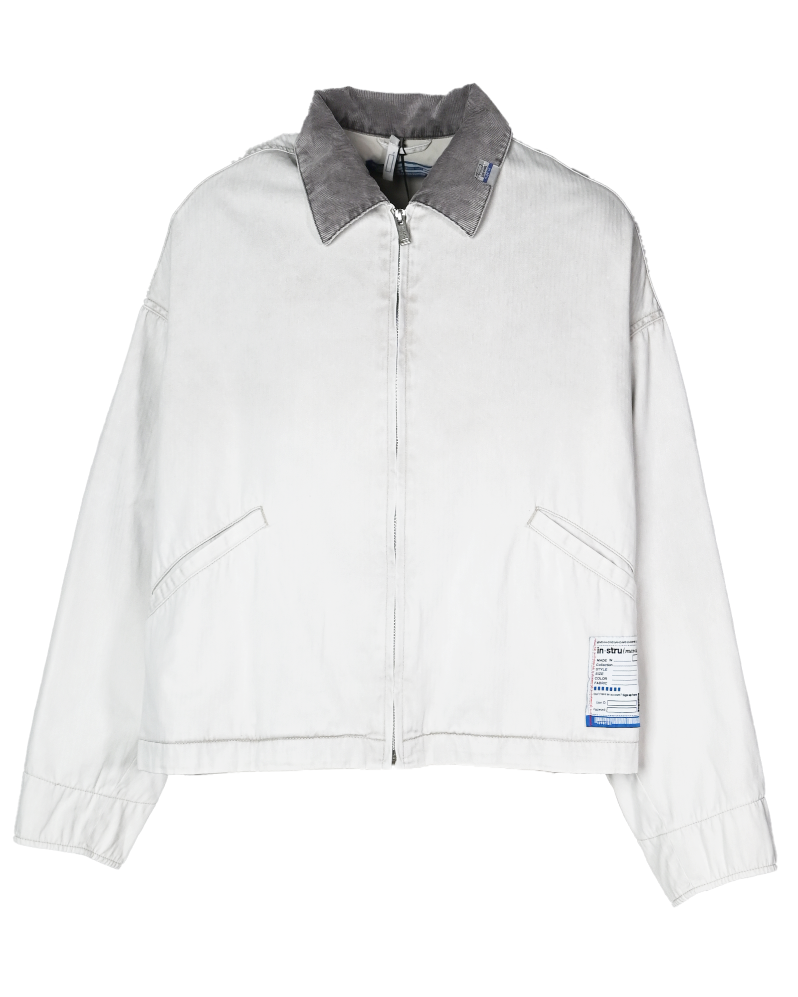 MIHARA YASUHIRO・ミハラヤスヒロ - ジャケット COTTON HERRINGBONE SUNFADED JACKET / IVORY