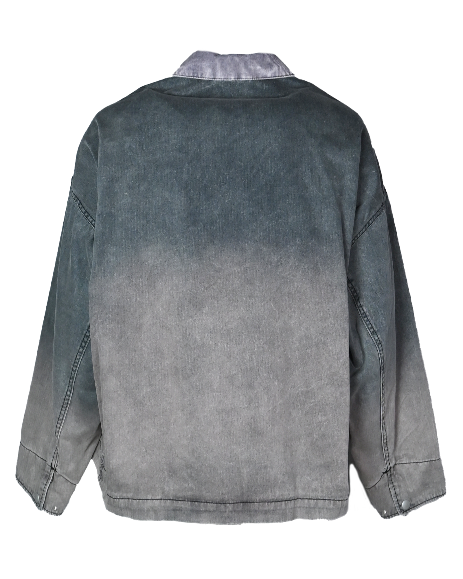 MIHARA YASUHIRO・Yasuhiro Mihara -  COTTON HERRINGBONE SUNFADED JACKET / BLACK