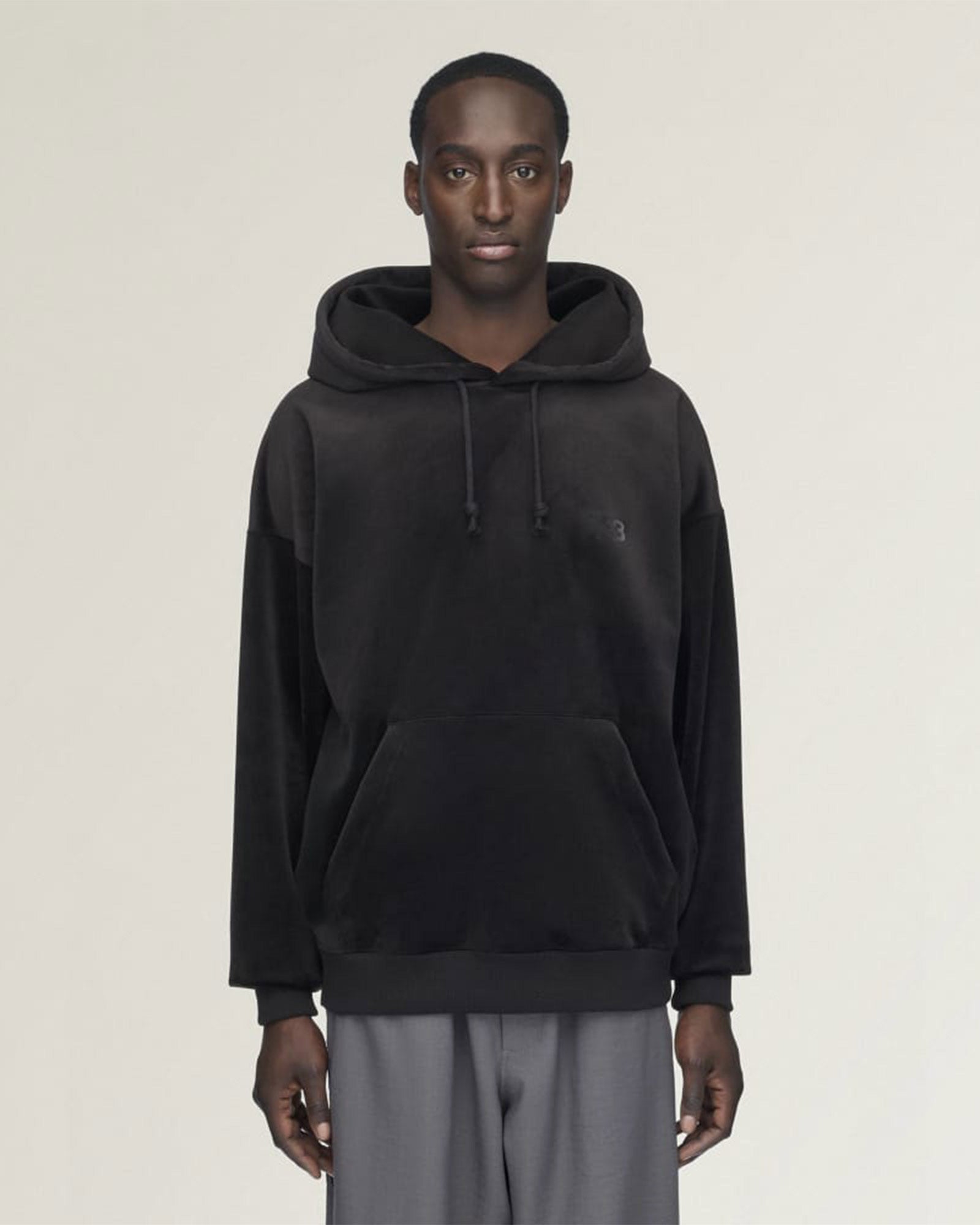 Y-3・ワイスリー - パーカー・フーディ "Y-3 VELVET CORDUROY HOODIE" / BLACK