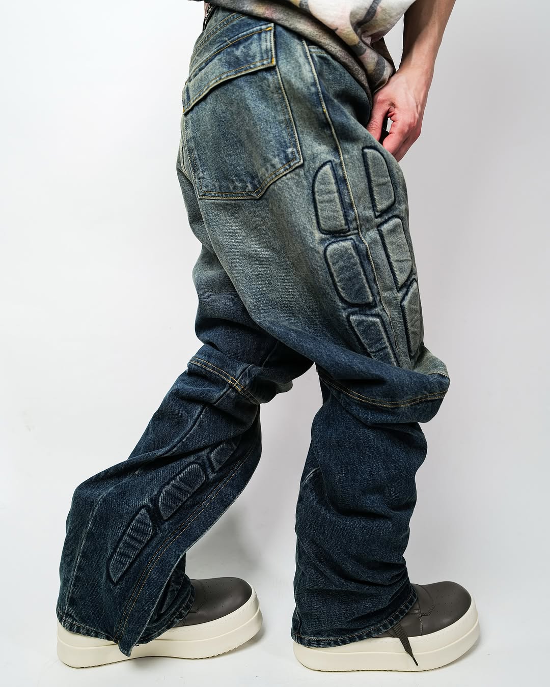 SATOSHI NAKAMOTO・サトシナカモト - デニムパンツ ENDURO DENIM / BLUE
