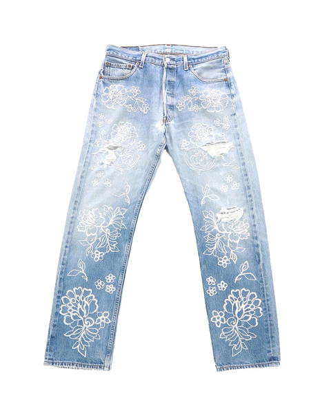 【美品】deres Lily/silk denim pants サイズ0 Lily/silk denim pants – deres.online