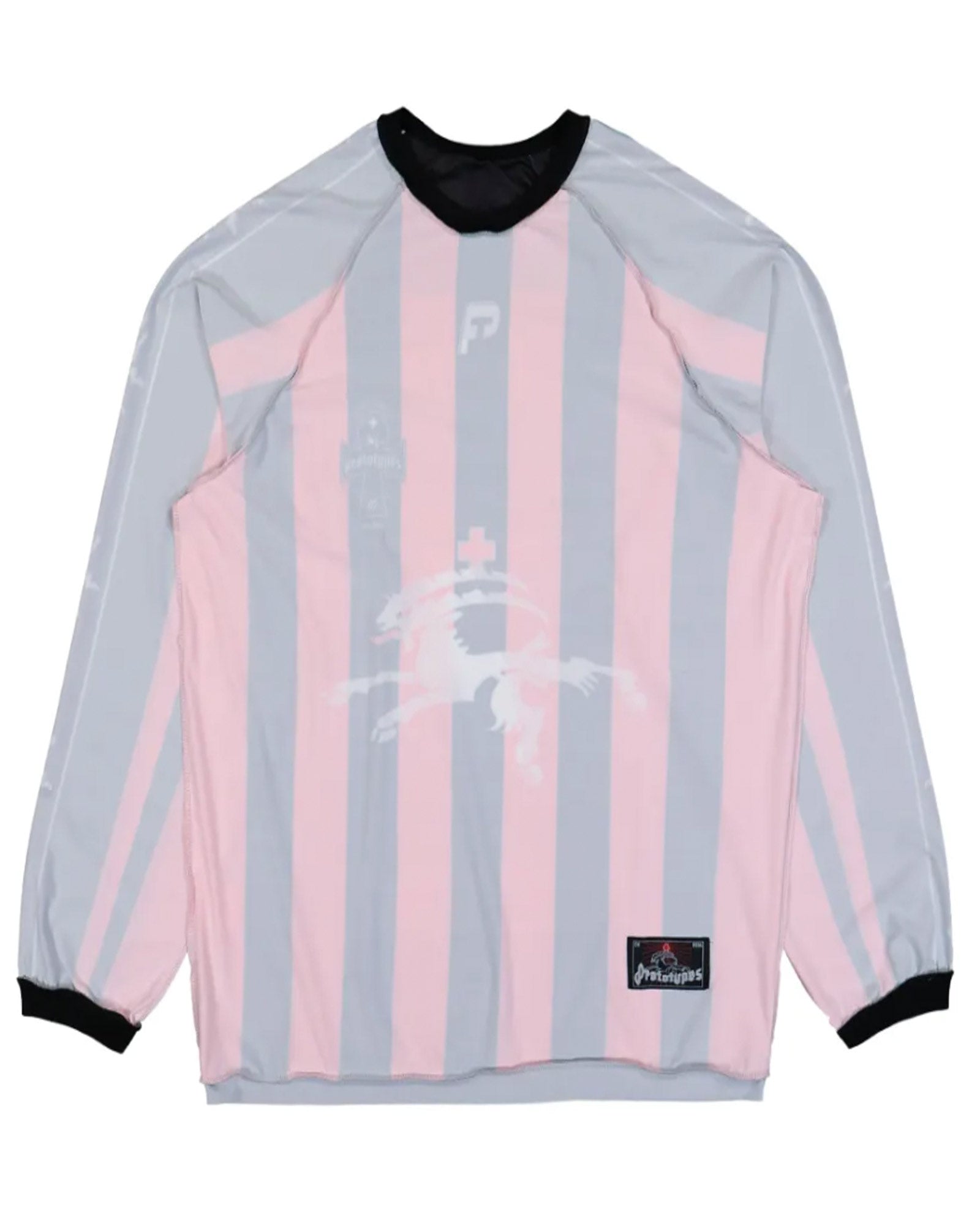 PROTOTYPES・prototypes -  INSIDE OUT FOOTBALL LONGSLEEVE / GREY