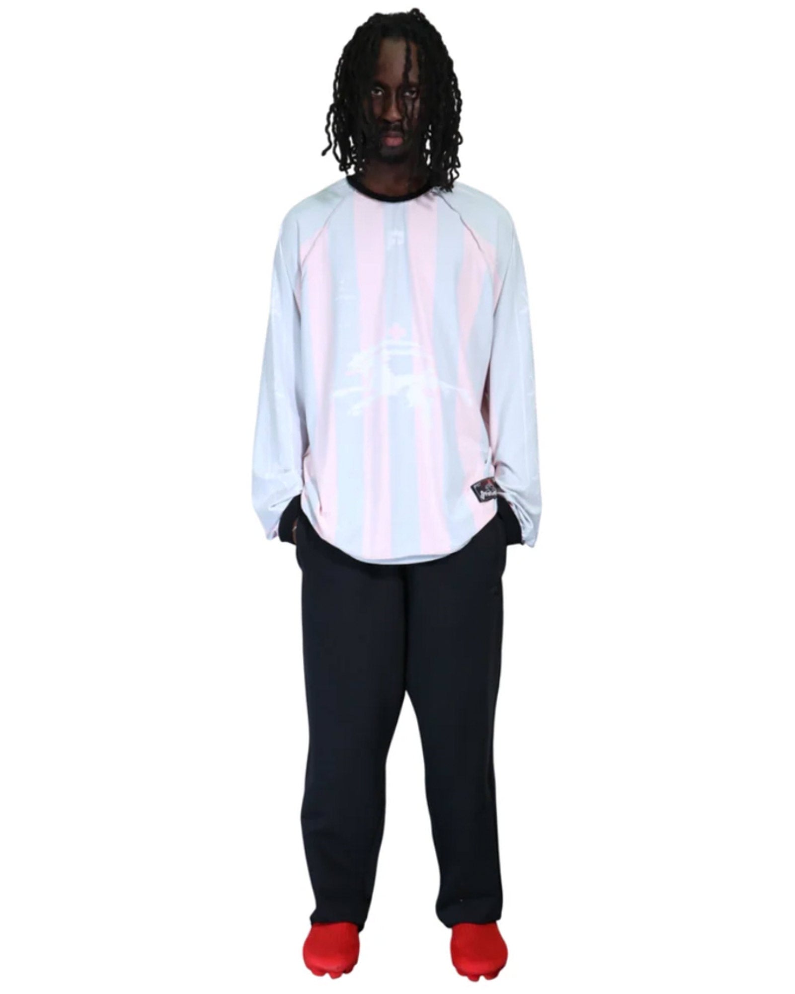 PROTOTYPES・prototypes -  INSIDE OUT FOOTBALL LONGSLEEVE / GREY