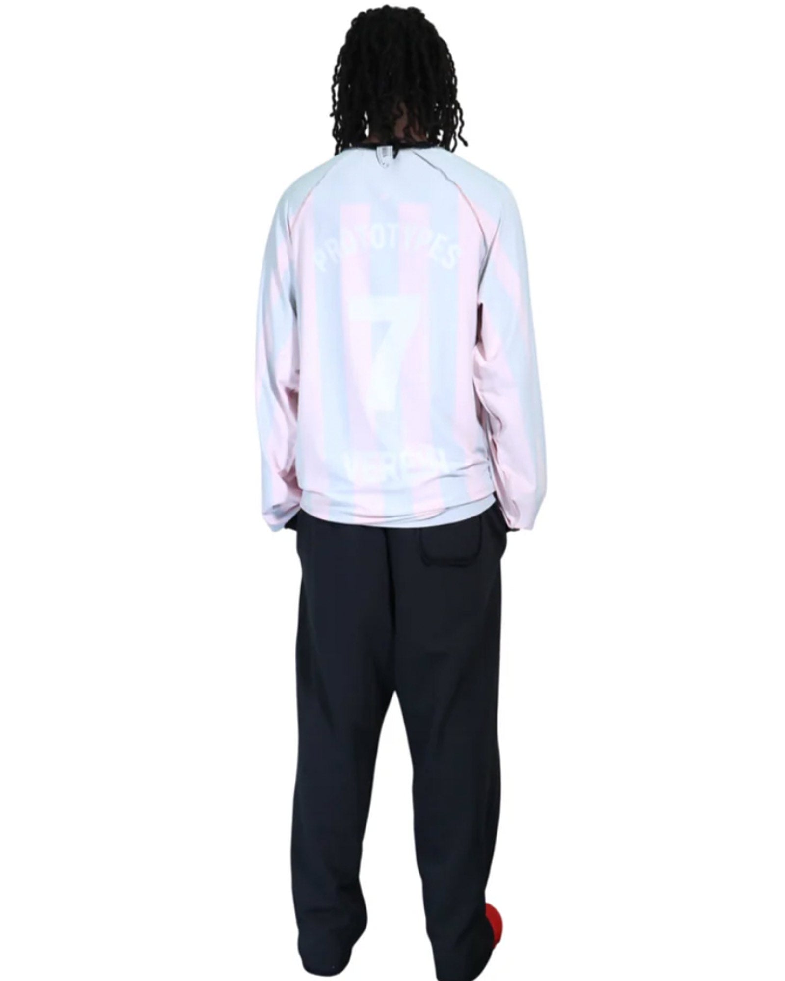 PROTOTYPES・prototypes -  INSIDE OUT FOOTBALL LONGSLEEVE / GREY