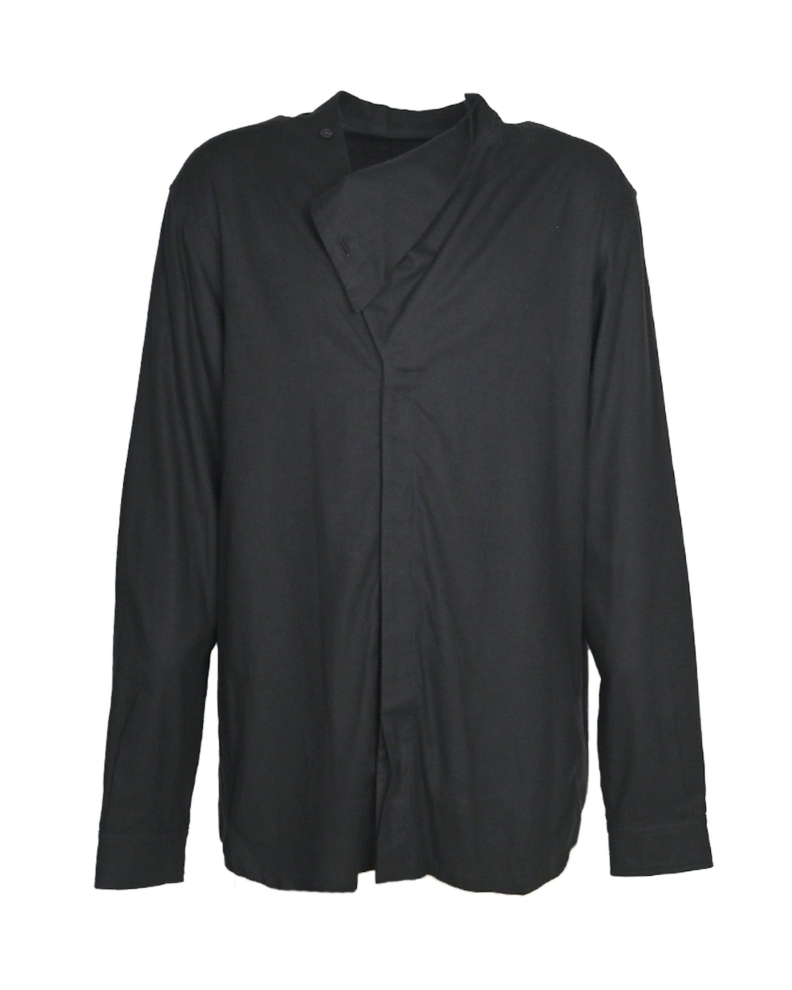 RICK OWENS・リック オウエンス - シャツ ISLAND SHIRT / BLACK