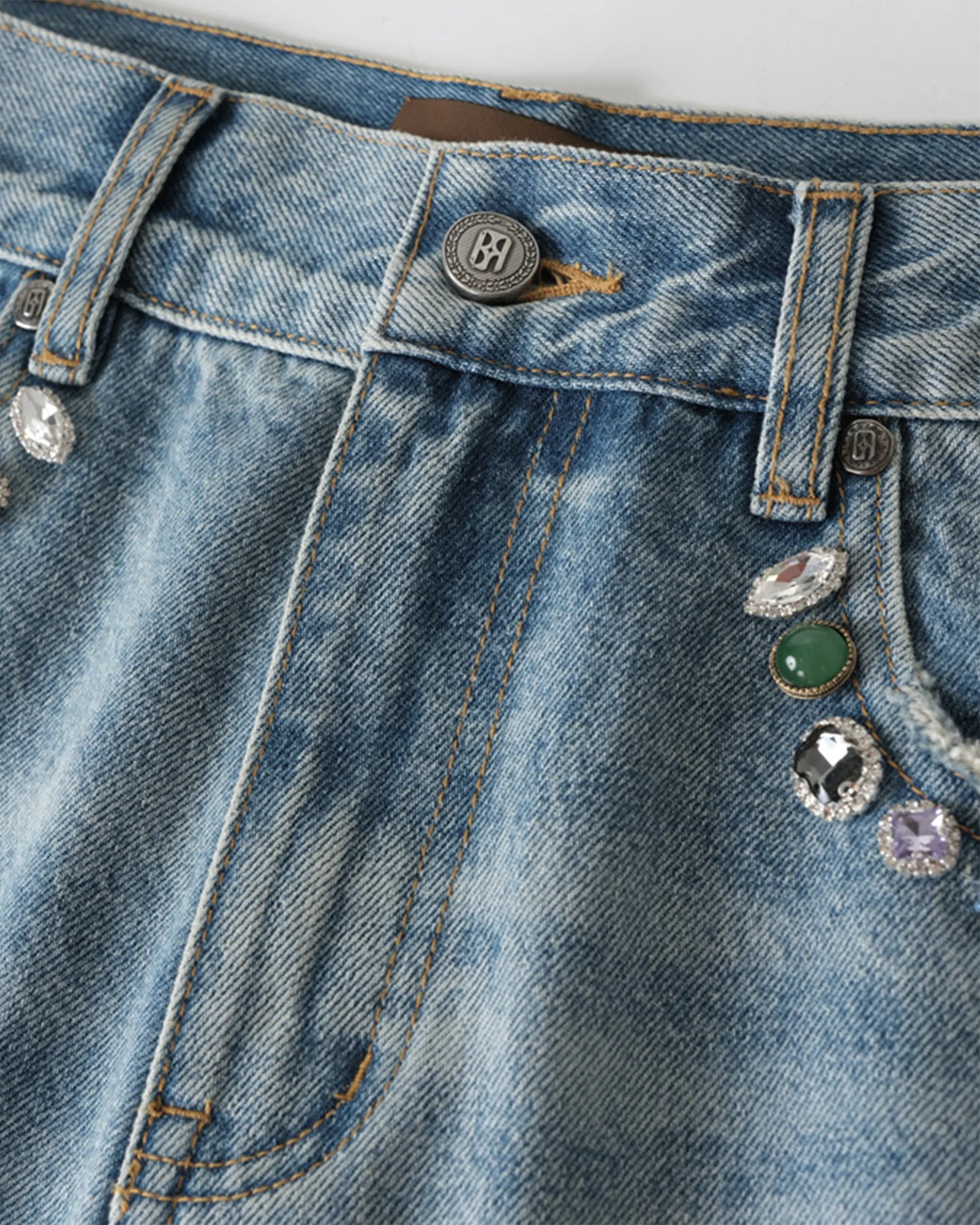 BIRTH OF ROYAL CHILD・バース・オブ・ロイヤル・チャイルド -  ICEWAVE GEMSTONE JEANS / BLUE
