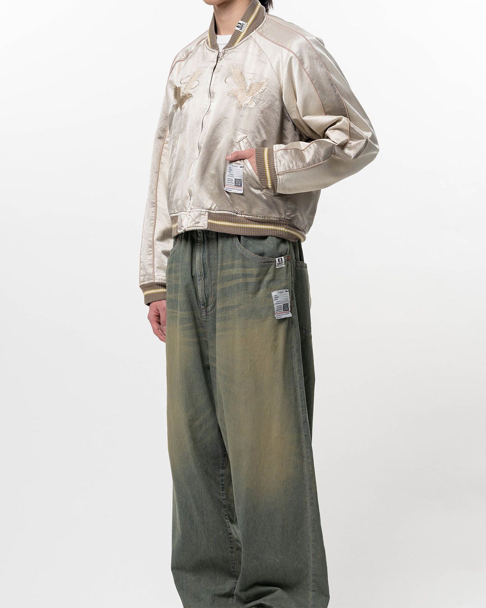 MIHARA YASUHIRO(ミハラヤスヒロ) 26SS SUN FADED SUKAJAN / BEIGE
