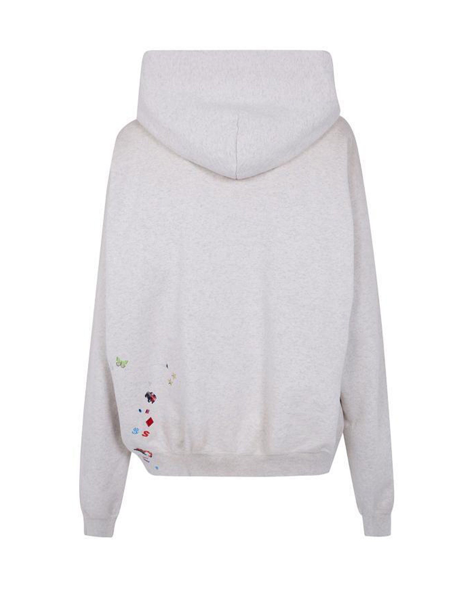 MIHARA YASUHIRO・Yasuhiro Mihara -  "KIDS STICKER HOODIE" / WHITE