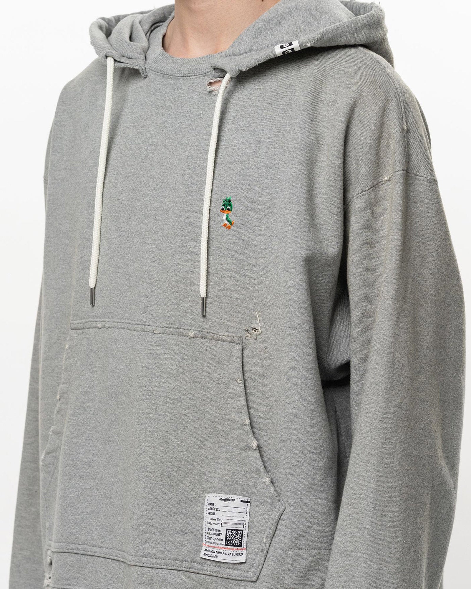 MIHARA YASUHIRO・ミハラヤスヒロ - パーカー・フーディ TRIPLE LAYERED HOODIE / GRAY