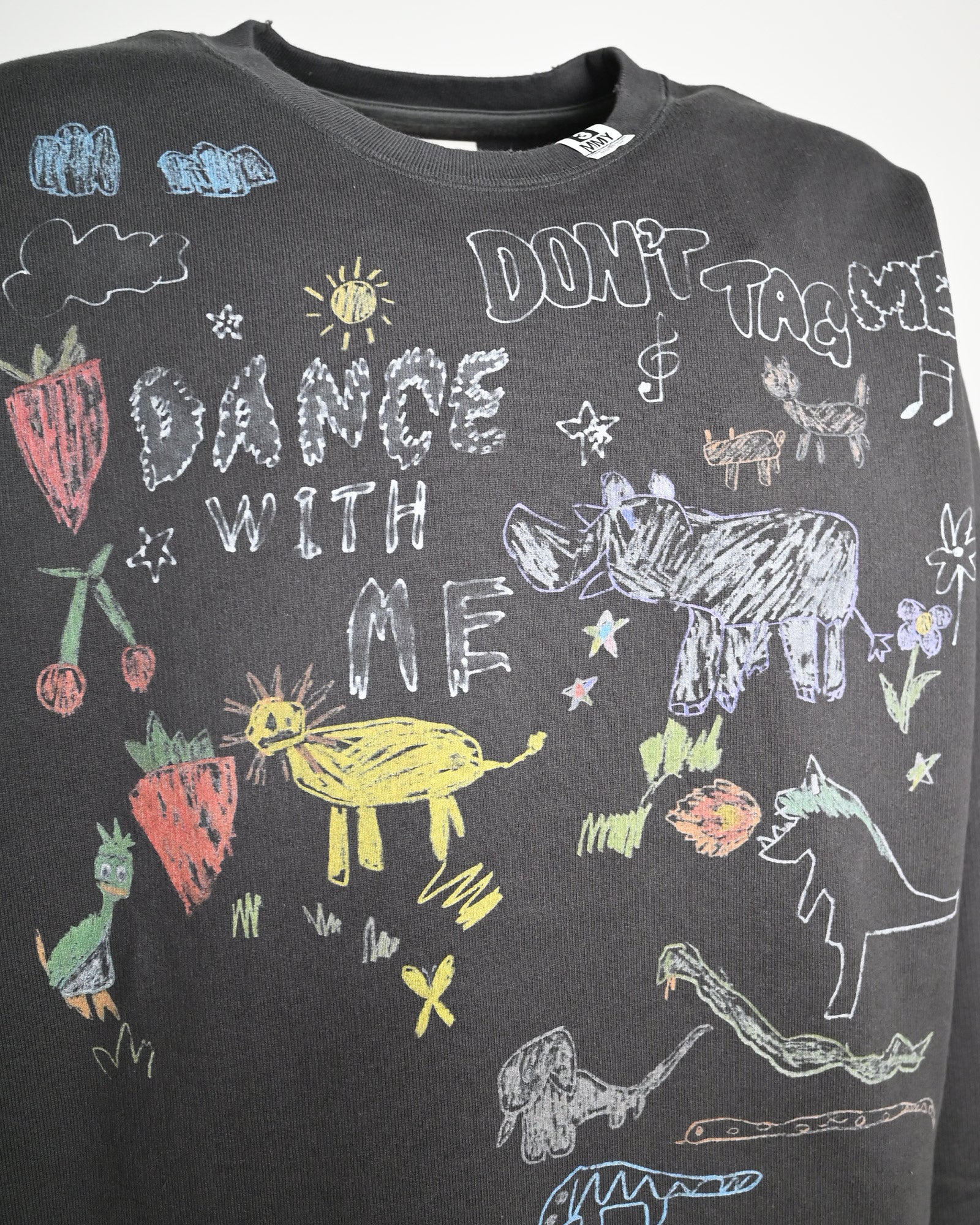 MIHARA YASUHIRO・ミハラヤスヒロ - スウェット KIDS DOODLE PULLOVER / BLACK