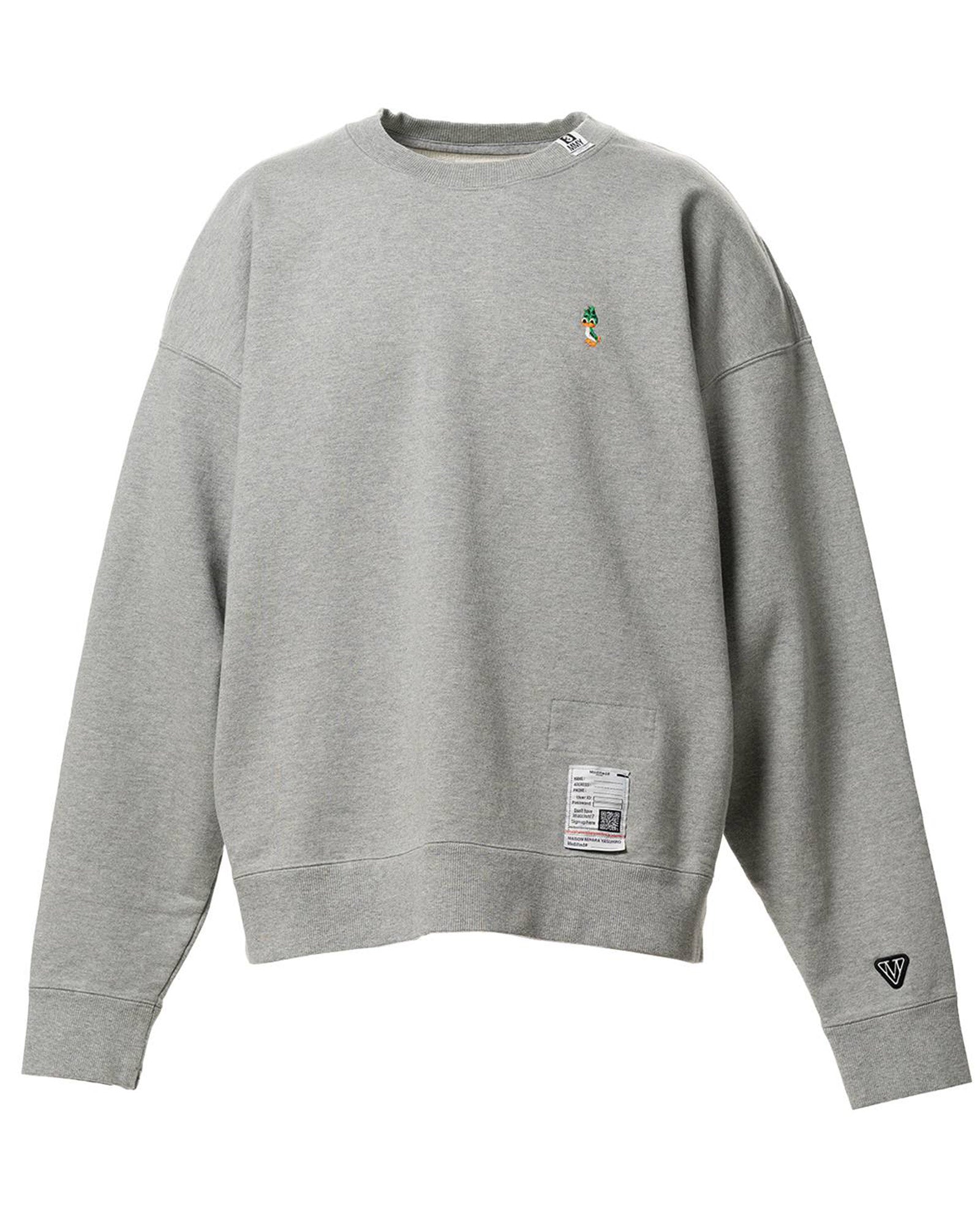 MIHARA YASUHIRO・ミハラヤスヒロ - スウェット LEON EMBROIDERY PO / GRAY