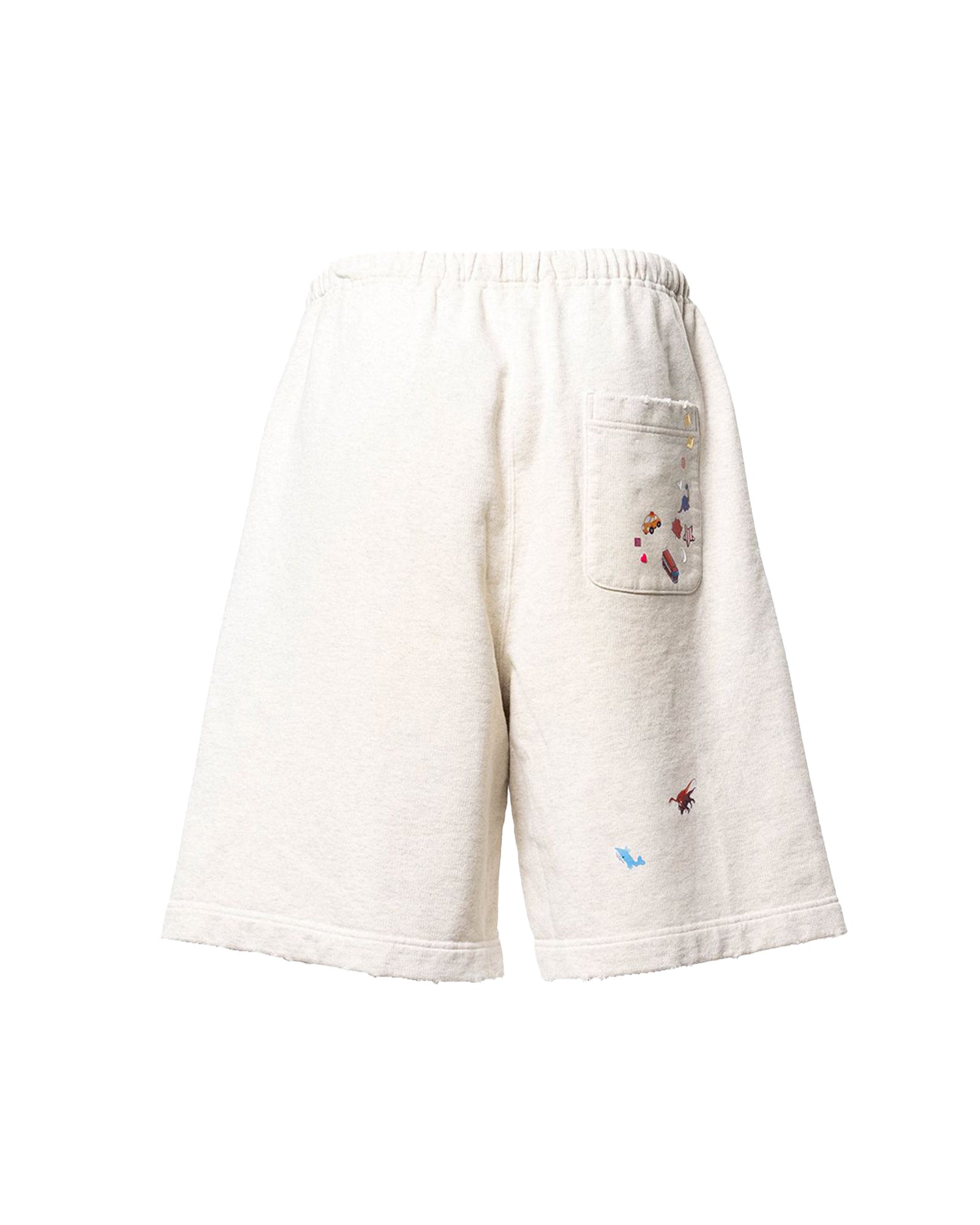 MIHARA YASUHIRO・Yasuhiro Mihara -  KIDS STICKER SHORTS / WHITE