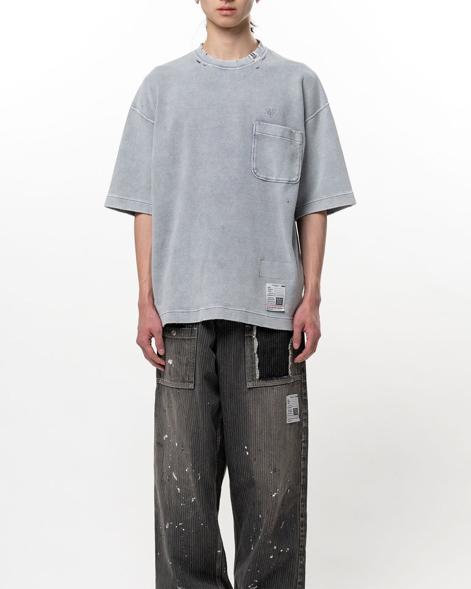 MIHARA YASUHIRO(ミハラヤスヒロ) 26SS BLEACHED TEE / GRAY | Detail
