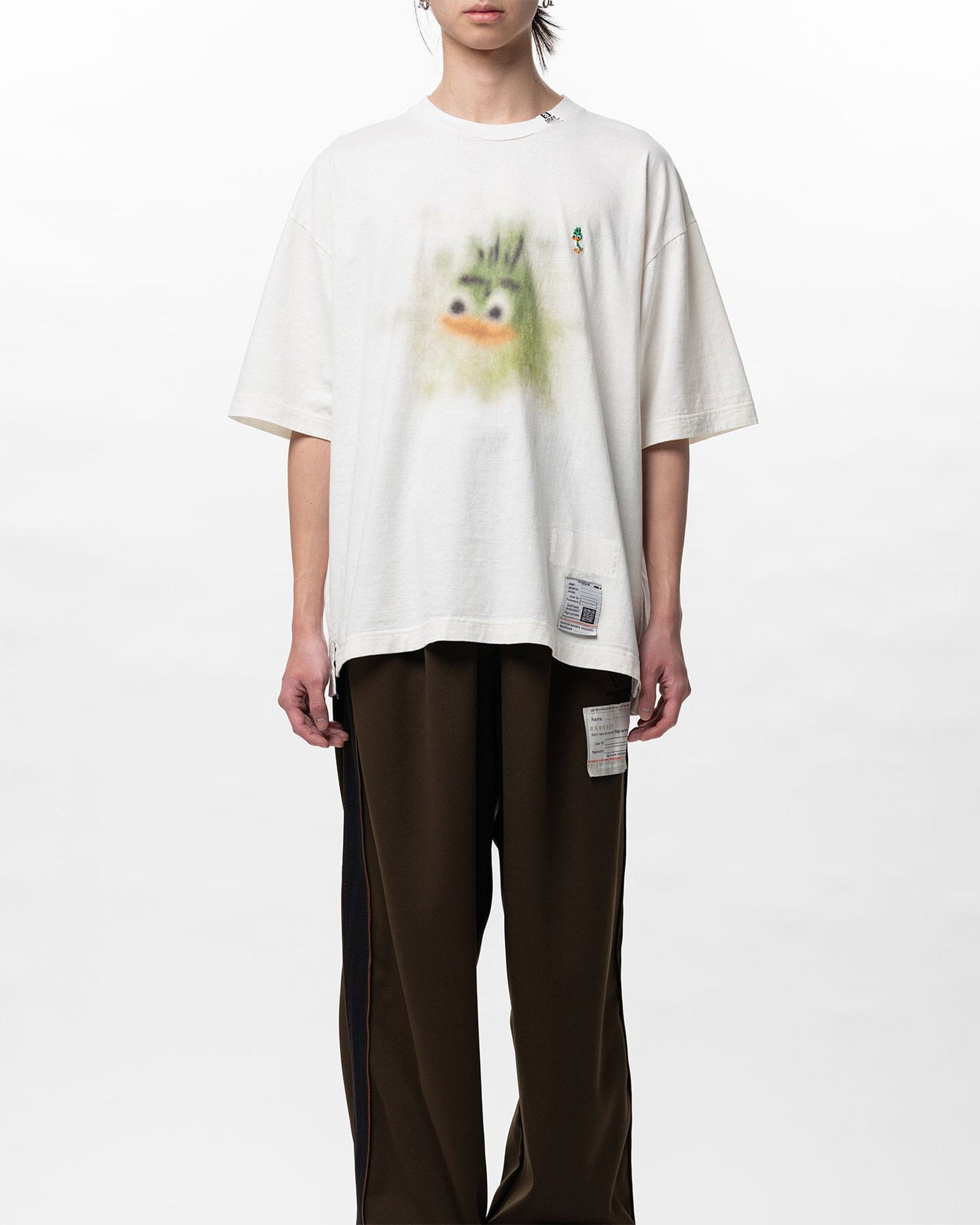 MIHARA YASUHIRO(ミハラヤスヒロ) 26SS LEON PRINTED TEE / WHITE