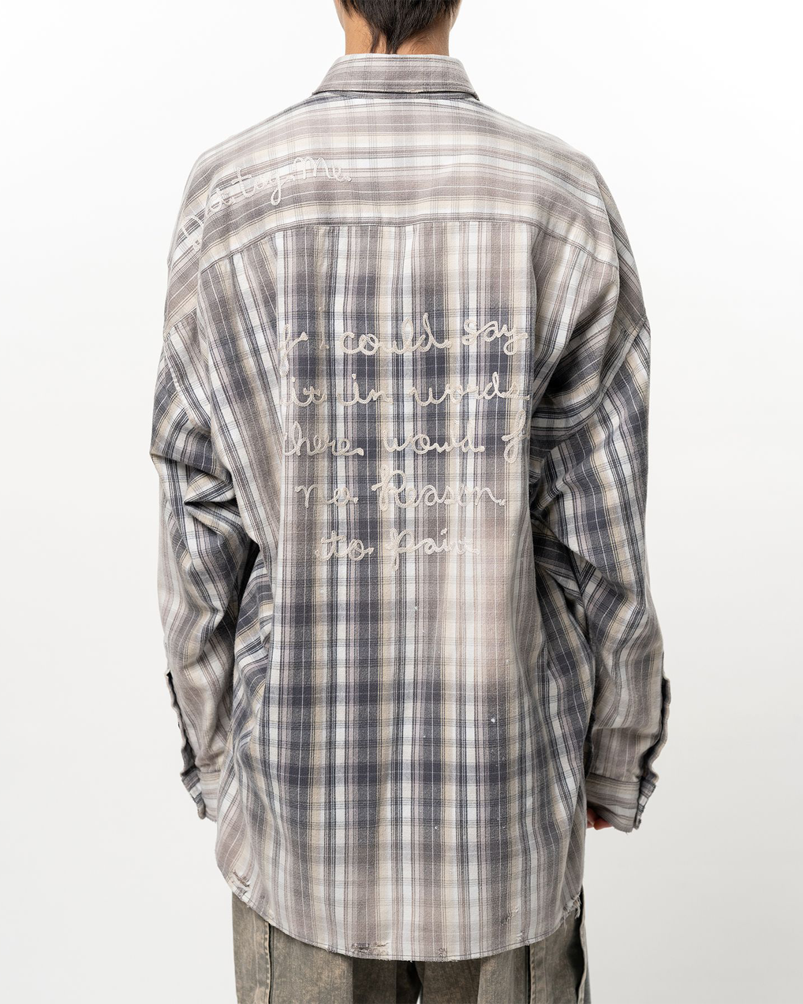 MIHARA YASUHIRO・Yasuhiro Mihara -  VINTAGE LIKE CHECK L/S SHIRTS / BLACK