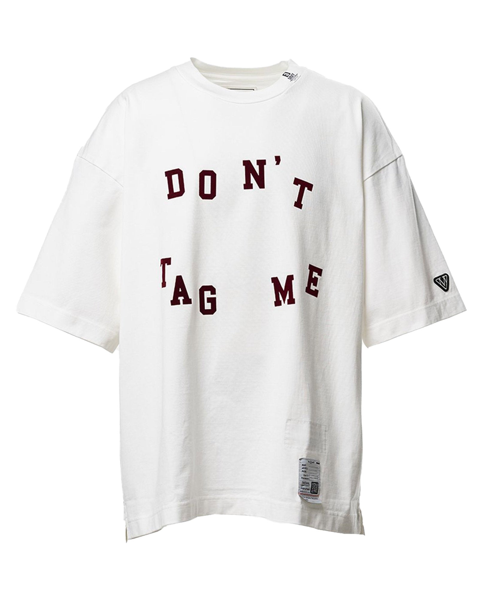 MIHARA YASUHIRO・ミハラヤスヒロ - Tシャツ・カットソー DON'T TAG ME FLOCKY TEE / WHITE