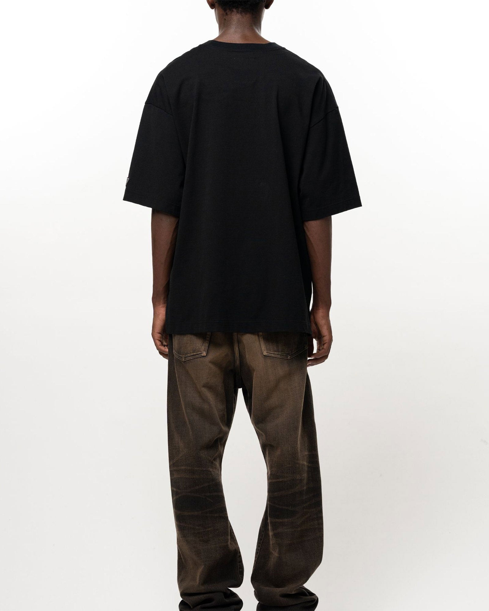 MIHARA YASUHIRO・ミハラヤスヒロ - Tシャツ・カットソー DON'T TAG ME FLOCKY TEE / BLACK