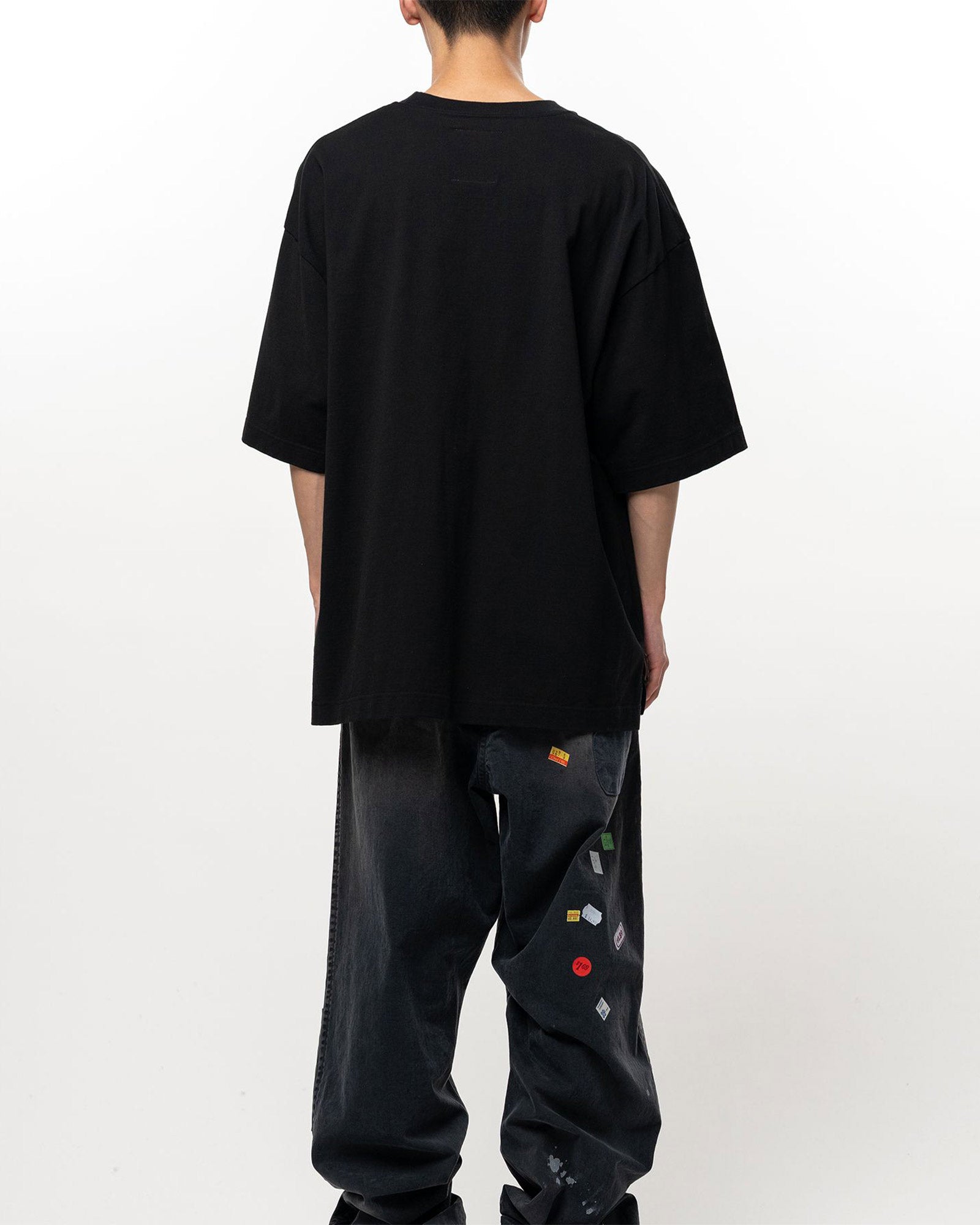 MIHARA YASUHIRO・ミハラヤスヒロ - Tシャツ・カットソー CAT PRINTED TEE / BLACK